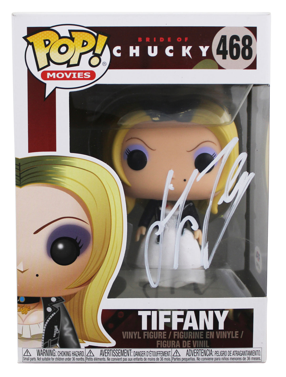 Jennifer Tilly Bride of Chucky Signed #468 Funko Pop Figure PSA/DNA #AO17482