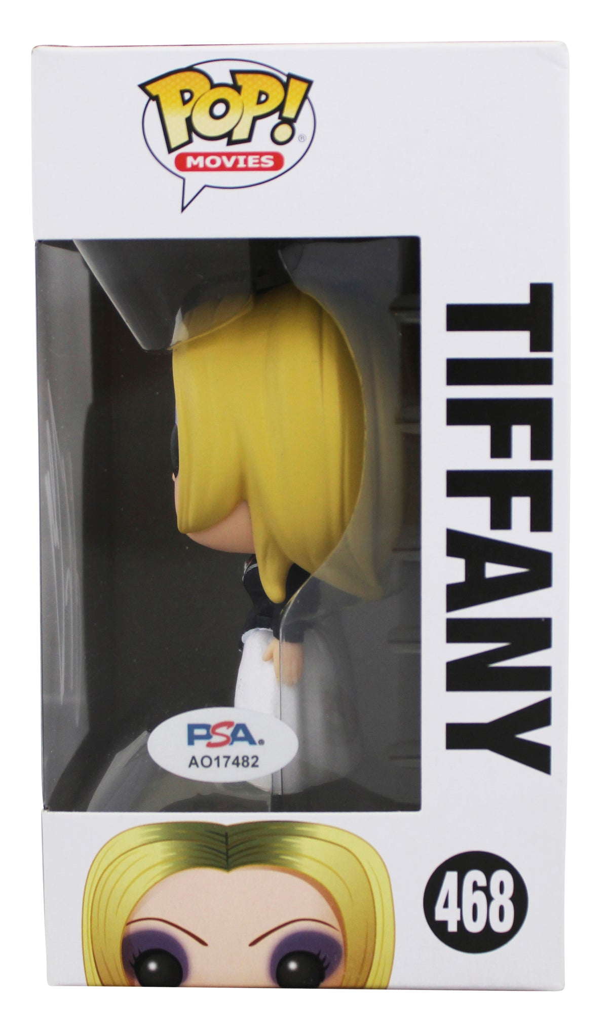 Jennifer Tilly Bride of Chucky Signed #468 Funko Pop Figure PSA/DNA #AO17482