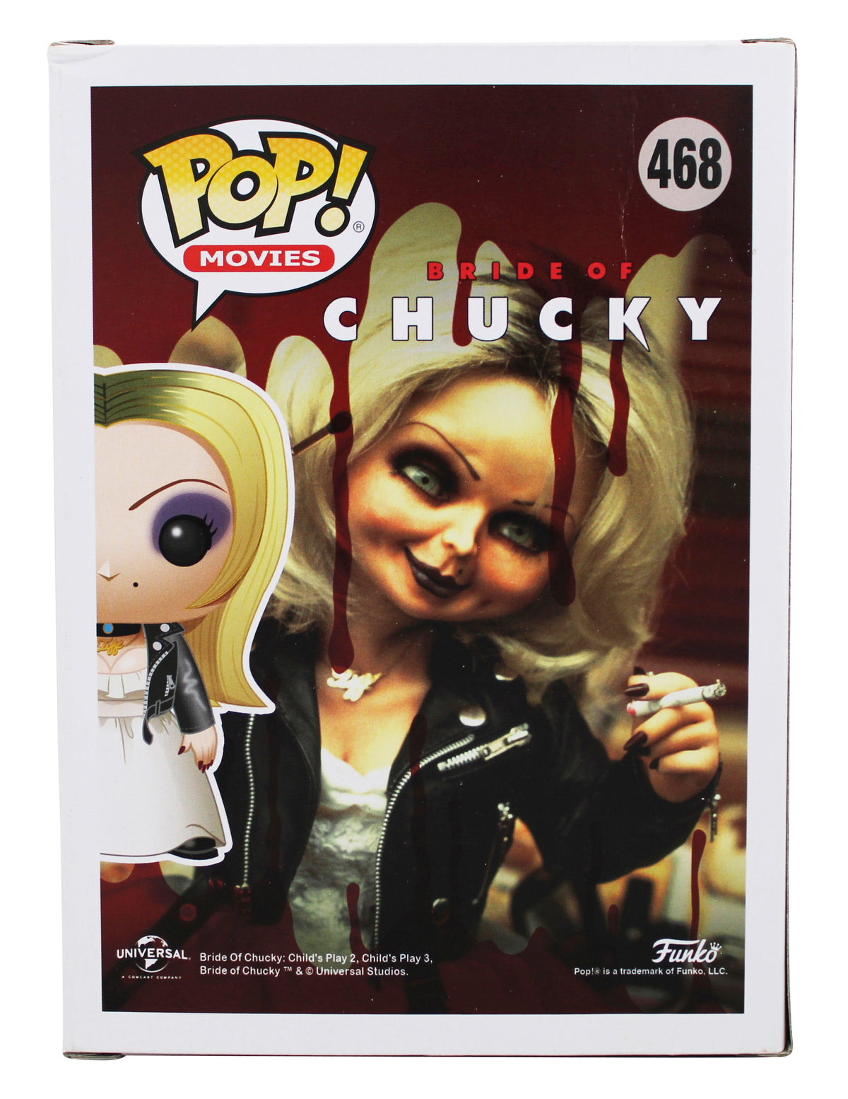 Jennifer Tilly Bride of Chucky Signed #468 Funko Pop Figure PSA/DNA #AO17482