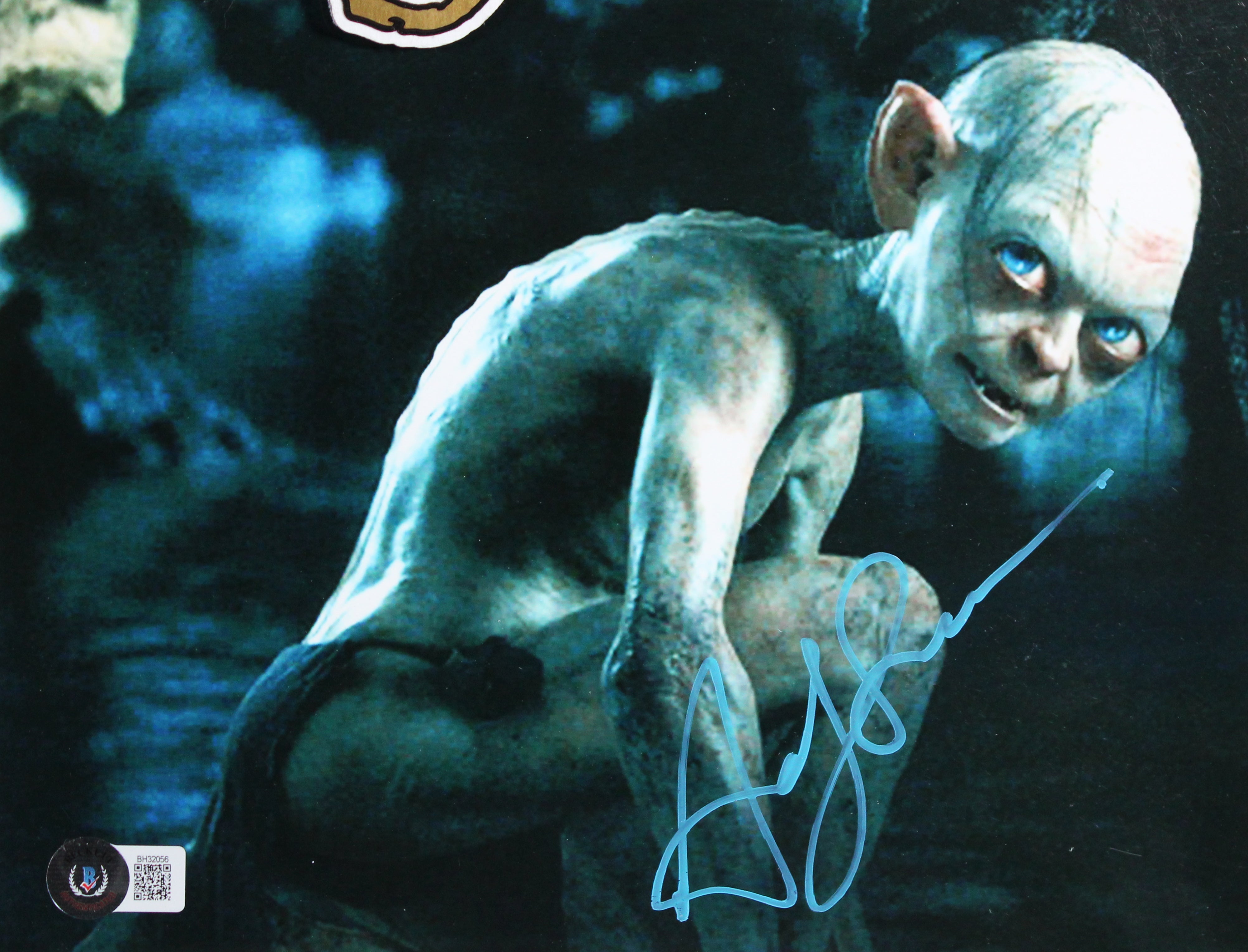 LOTR (3) Astin, Wood & Serkis Authentic Signed 11x14 Photo Framed Display BAS 3