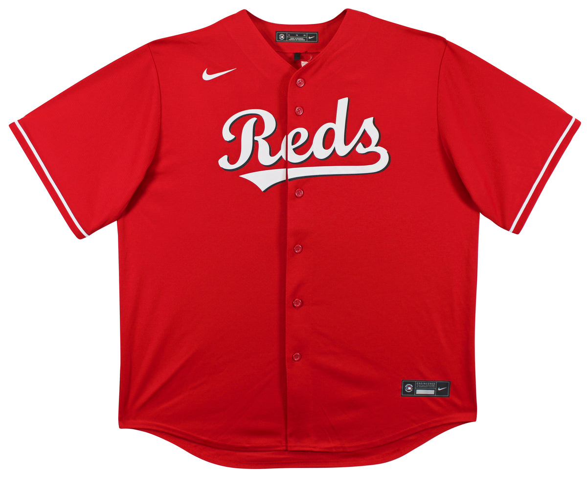 Reds Elly De La Cruz Authentic Signed Red Nike Jersey Autographed BAS Witnessed