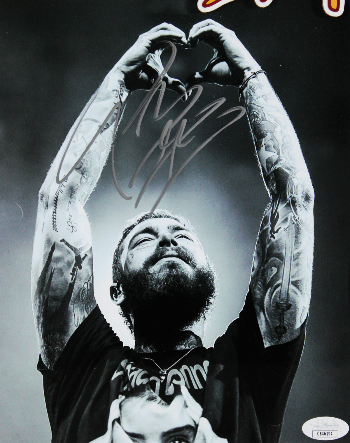 Post Malone Authentic Signed 8x10 Framed Photo Autographed JSA #CB46194
