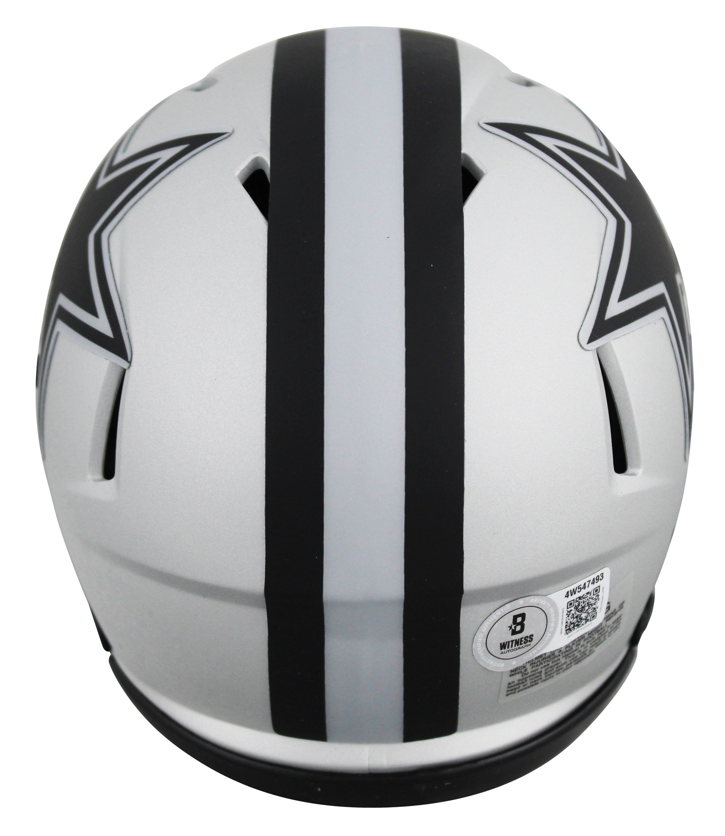 Cowboys Dak Prescott Authentic Signed Rave Speed Mini Helmet BAS Witnessed