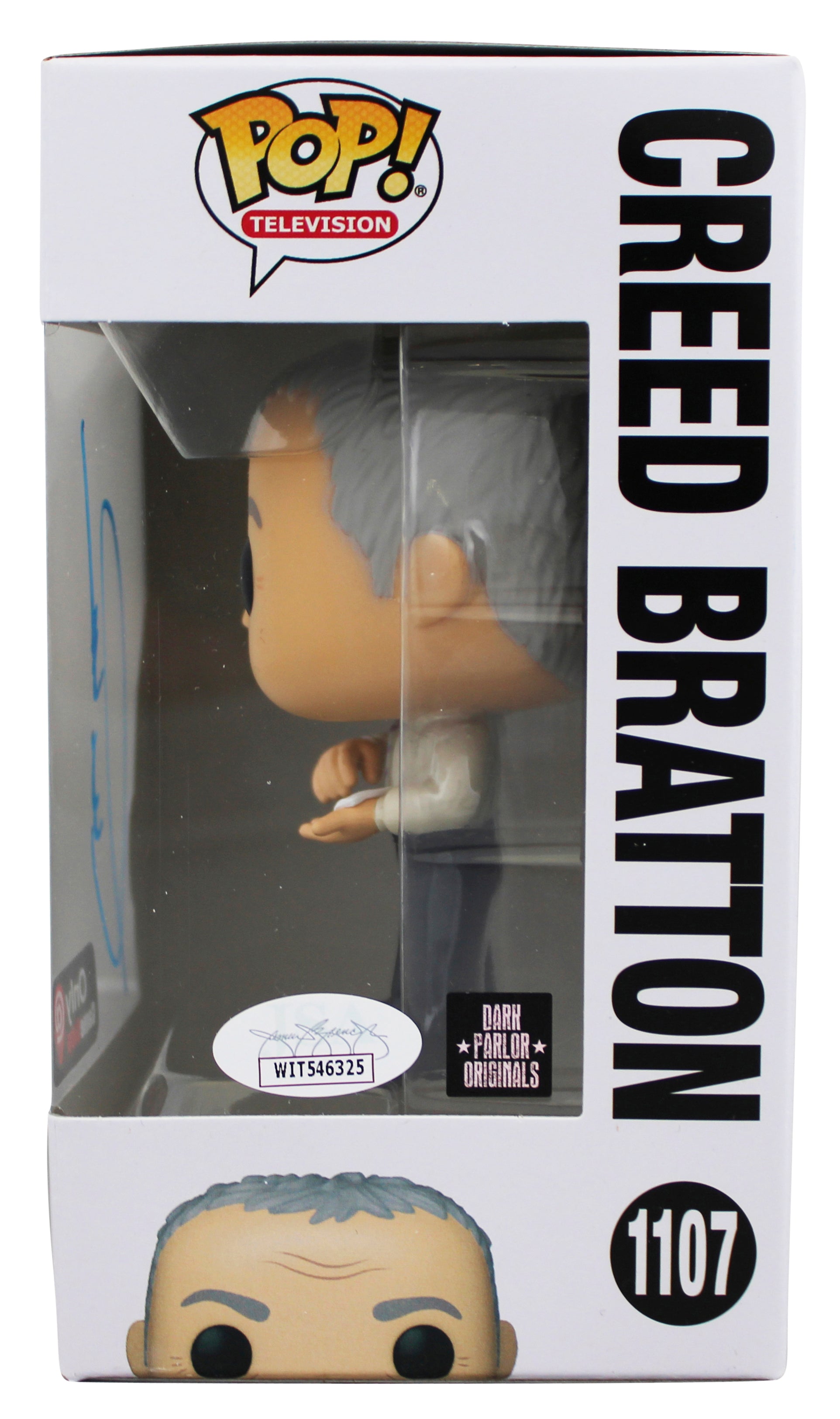 Creed Bratton The Office Signed #1107 Funko Pop Vinyl Figure JSA #WIT546325
