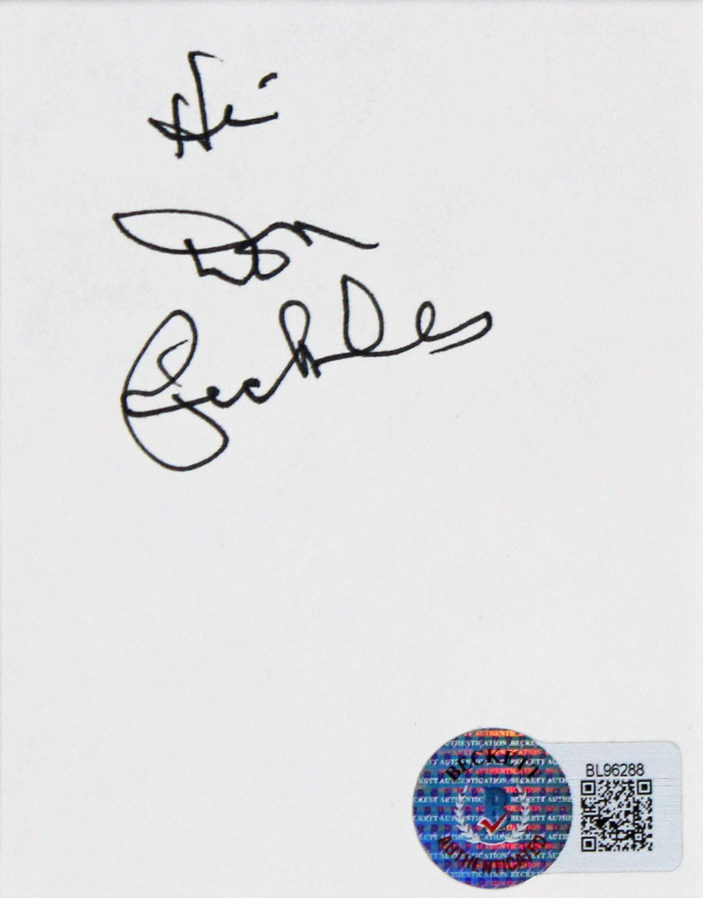 Don Rickles Comedian & Actor Authentic Signed Framed Display BAS #BL96288
