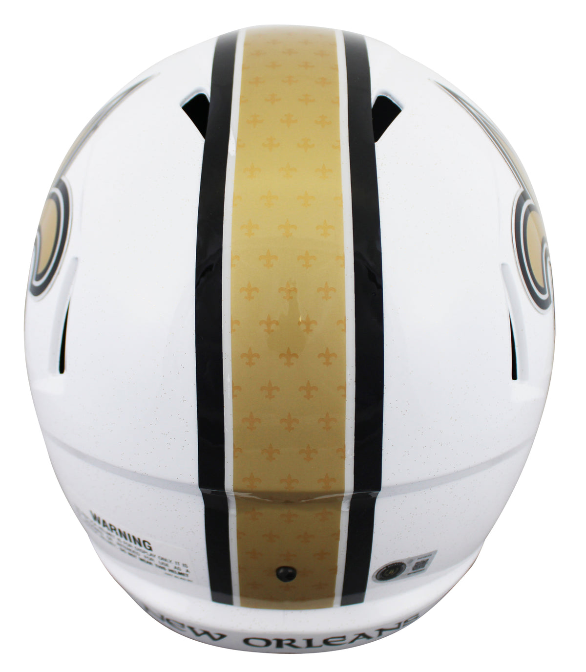 Saints Alvin Kamara Signed 2025 On-Field Alt F/S Speed Rep Helmet W/ Case BAS W