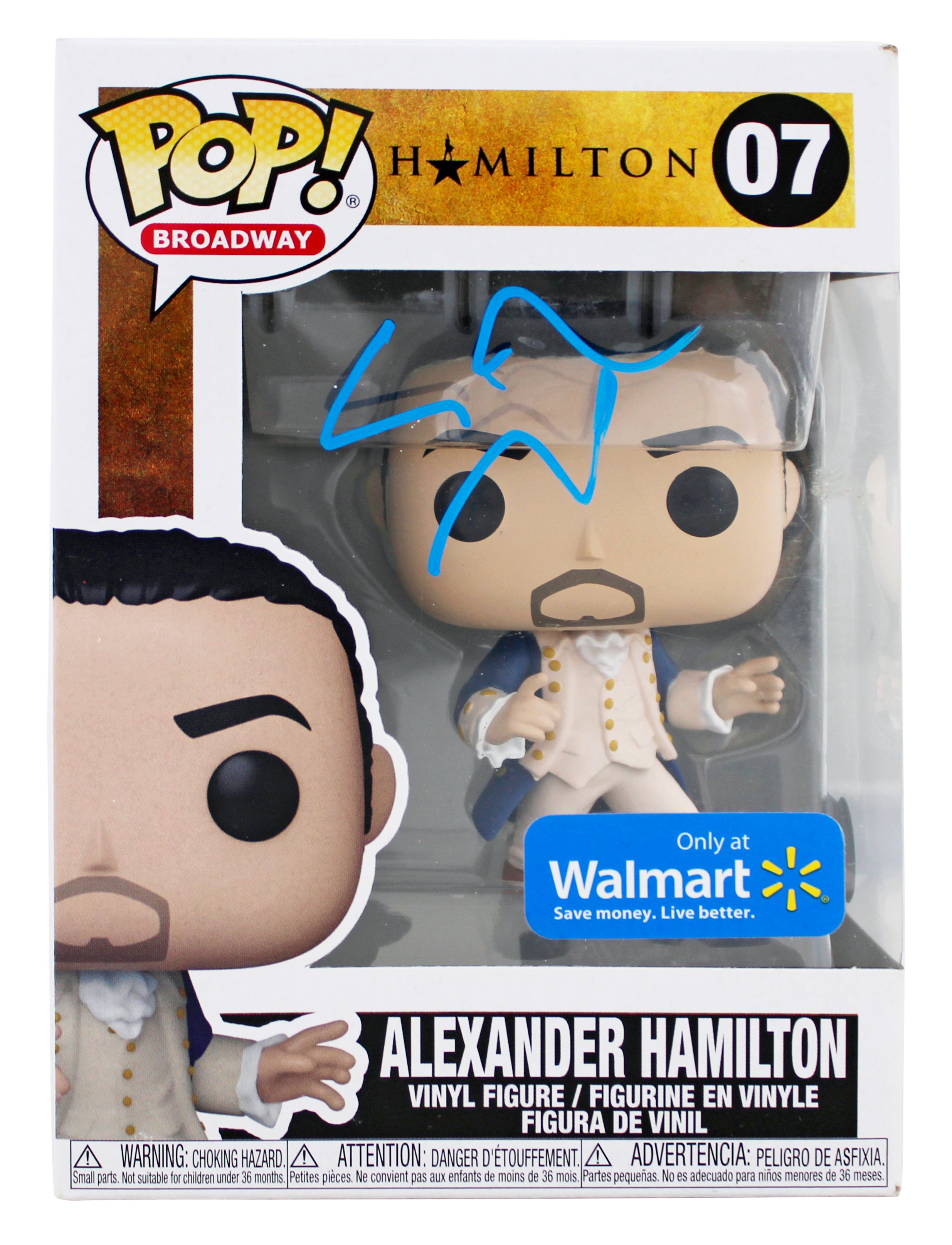 Lin-Manuel Miranda Hamilton Authentic Signed #07 Funko Pop Vinyl Figure BAS