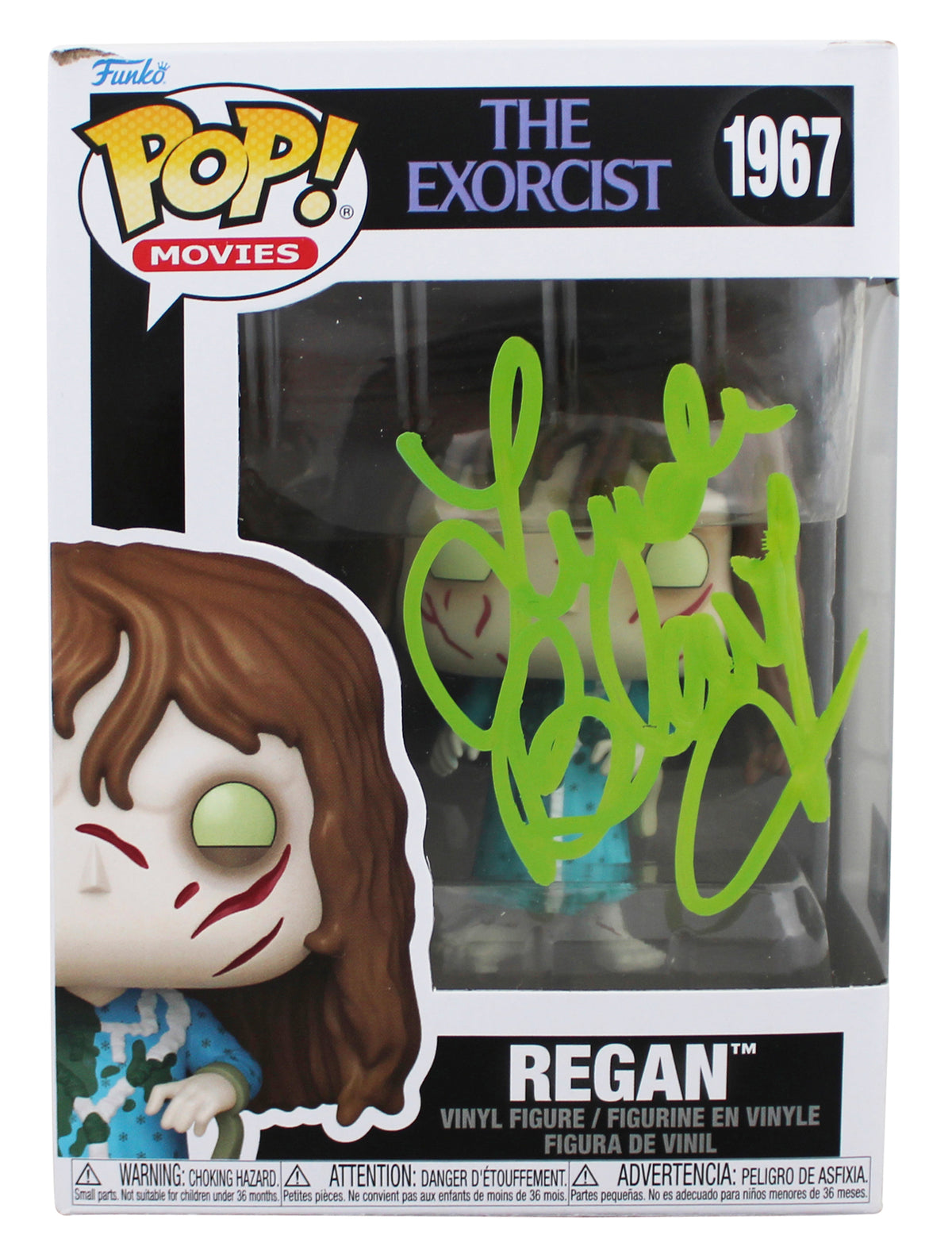Linda Blair The Exorcist Signed Regan #1967 Funko Pop Figure BAS Wit #4W917756