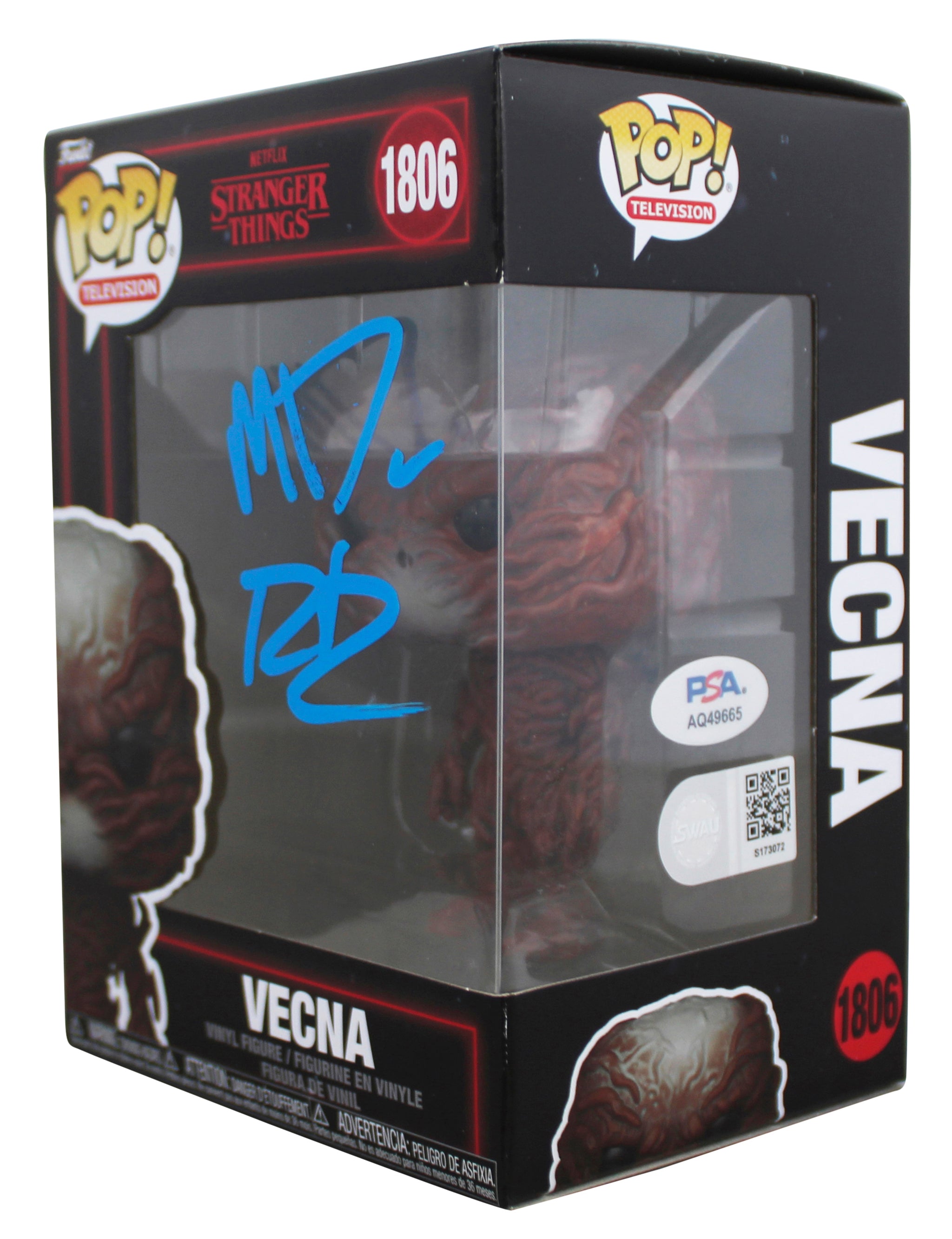 Matt & Ross Duffer Stranger Things Signed #1806 Funko Pop Figure PSA #AQ49665