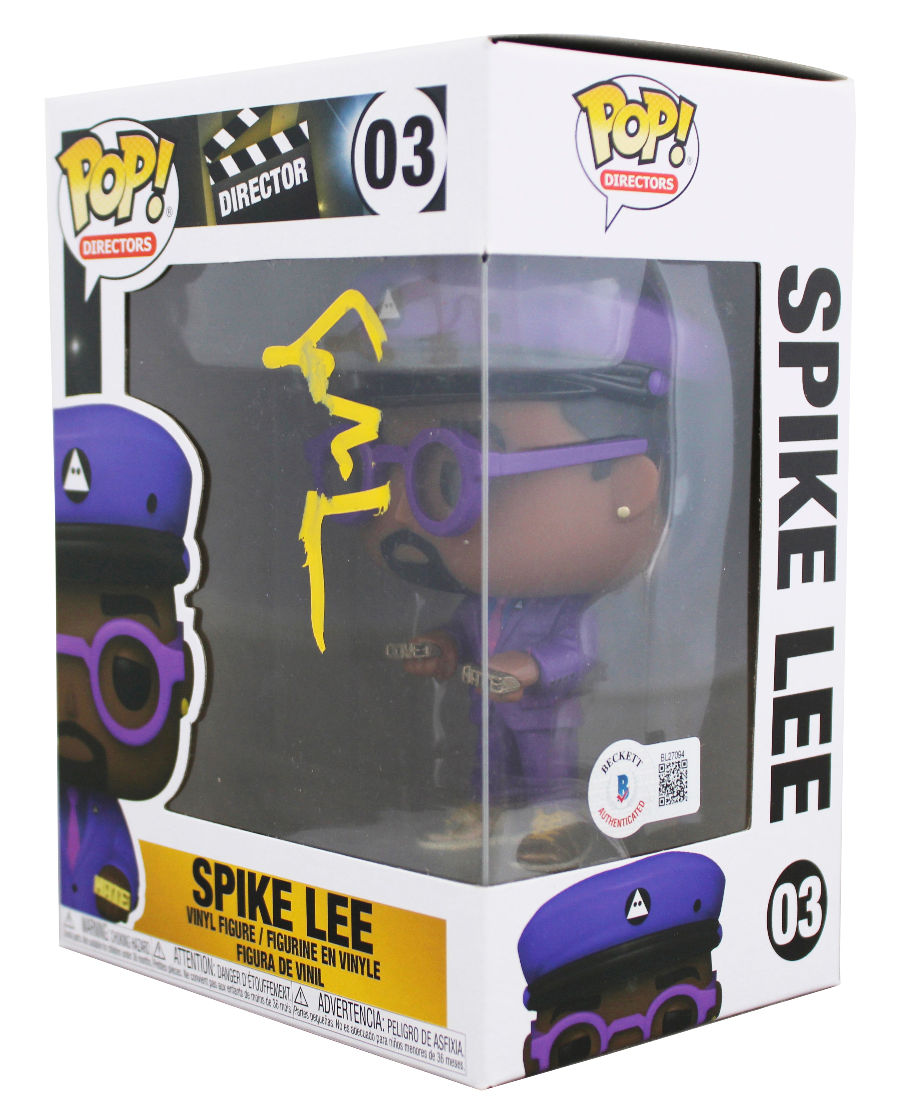 Spike Lee Authentic Signed Director #03 Funko Pop Vinyl Figure BAS #BL27094