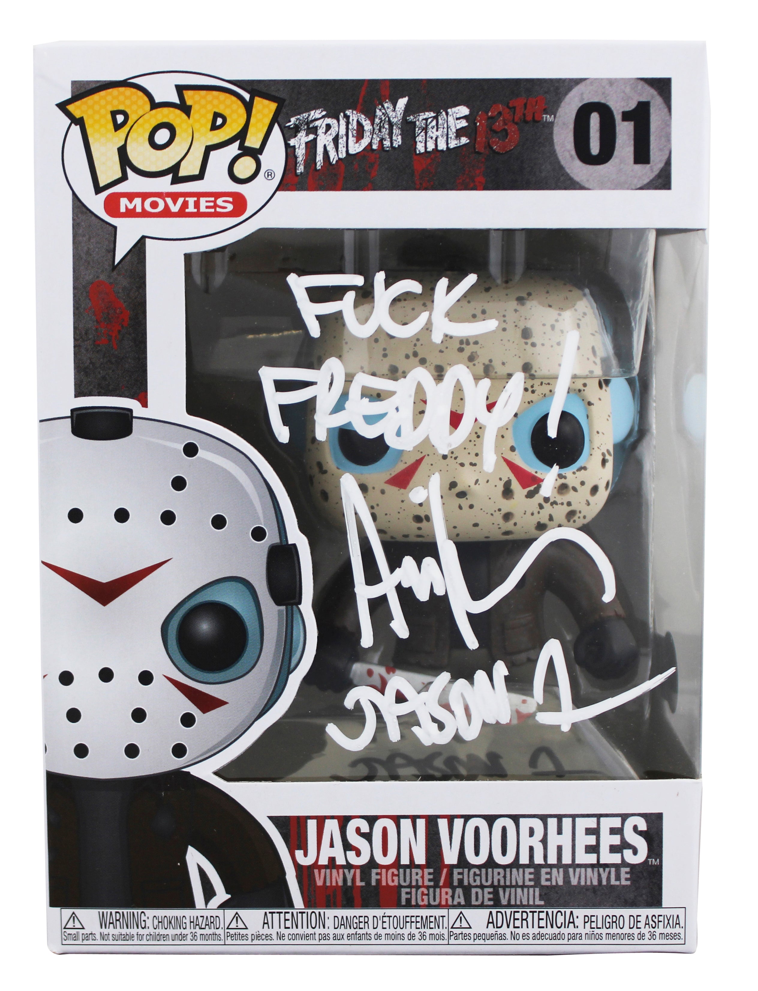 Ari Lehman Friday The 13th "2x Insc" Signed #01 Funko Pop Figure BAS W #3W150408