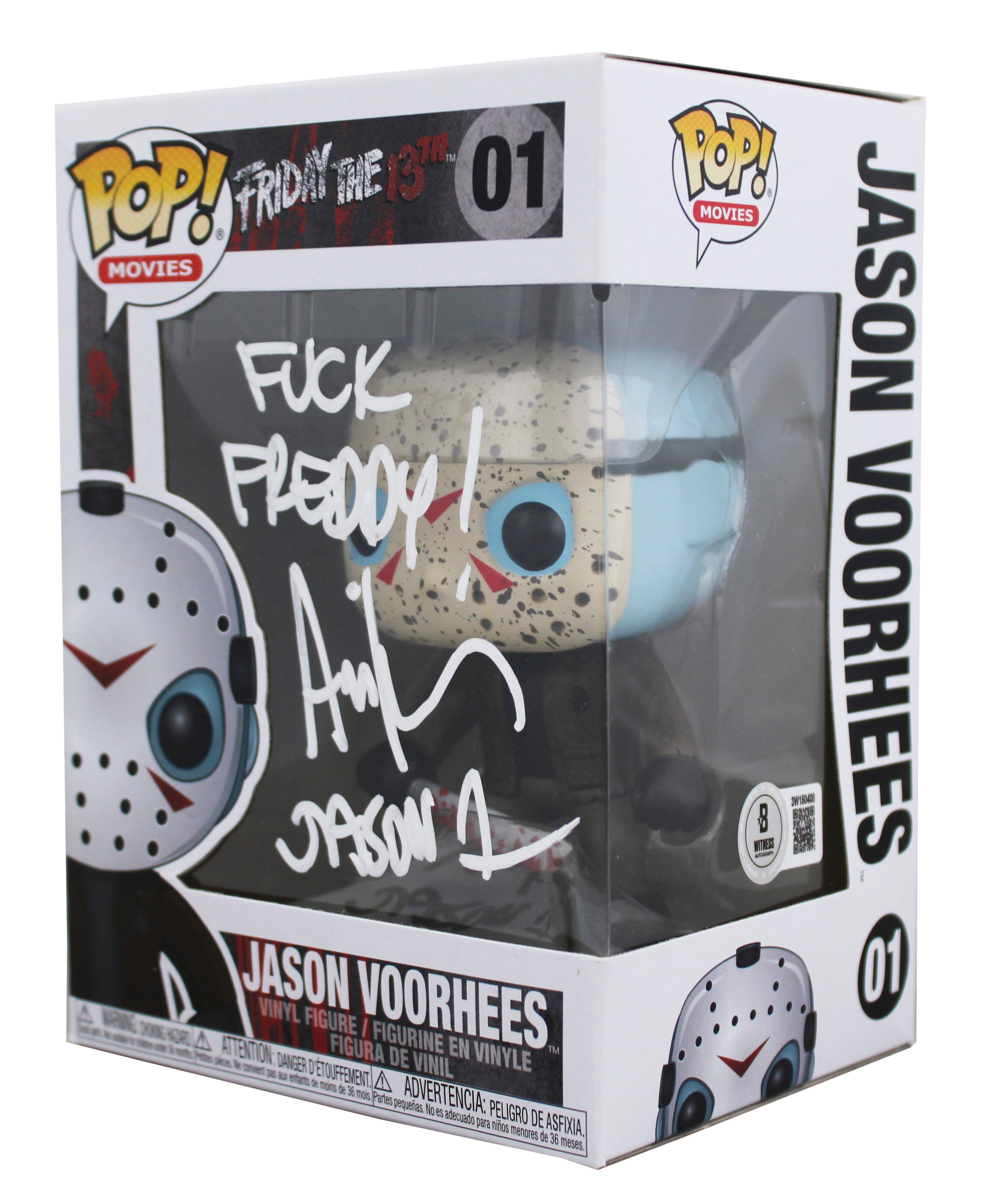 Ari Lehman Friday The 13th "2x Insc" Signed #01 Funko Pop Figure BAS W #3W150408