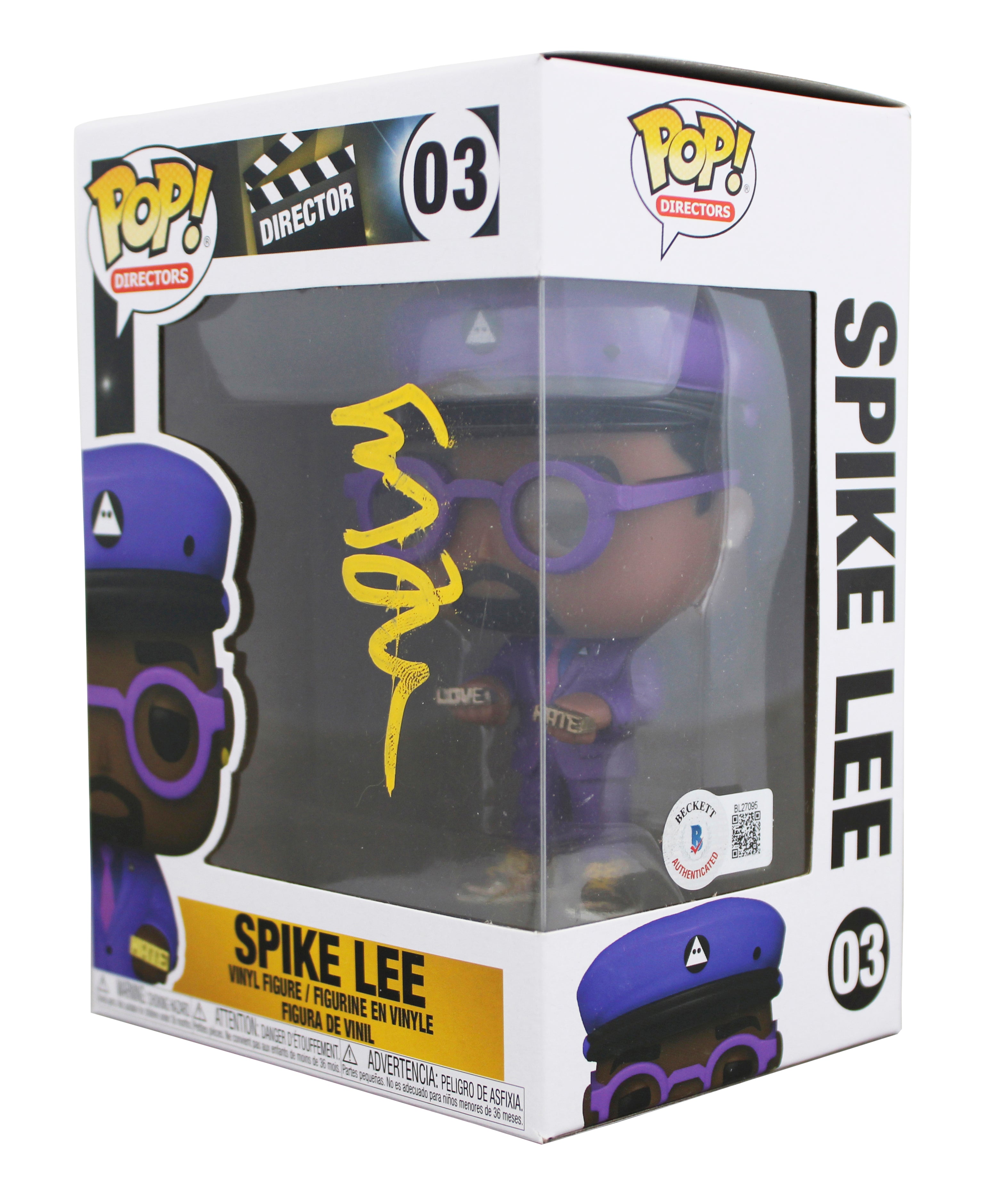 Spike Lee Authentic Signed Director #03 Funko Pop Vinyl Figure BAS #BL27095