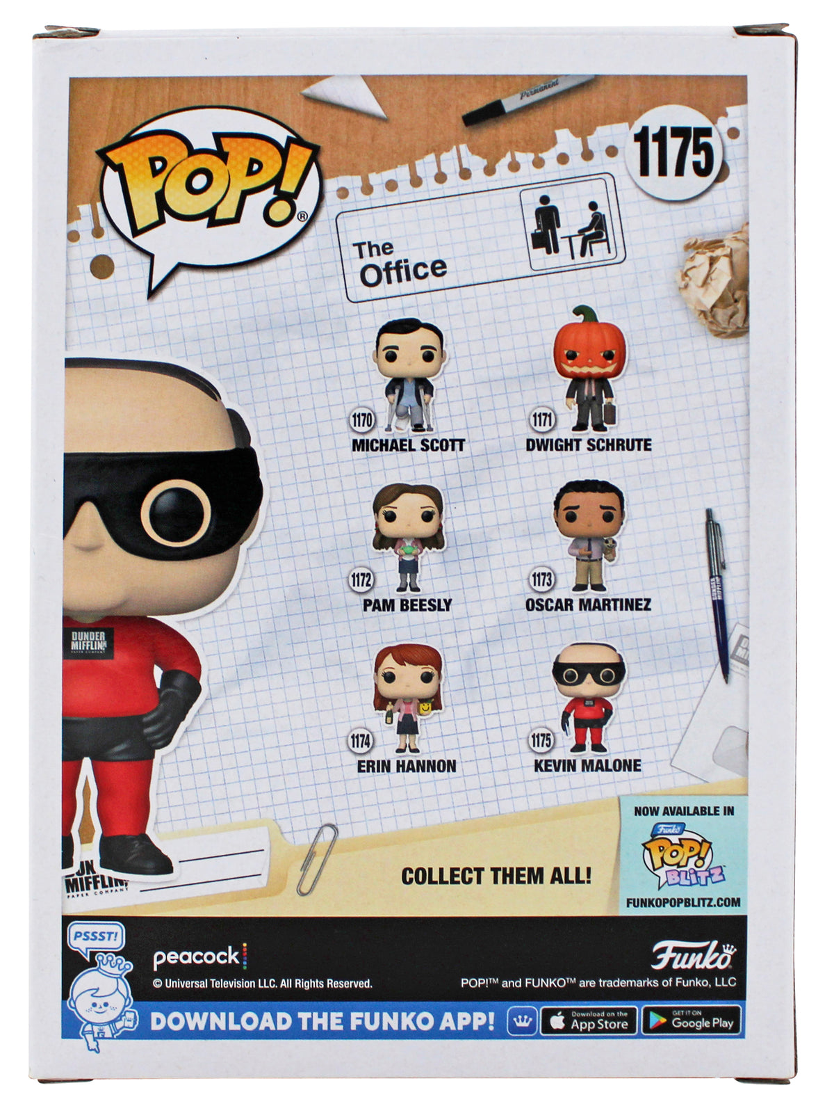 Brian Baumgartner The Office Authentic Signed #1175 Funko Pop Vinyl Figure BAS