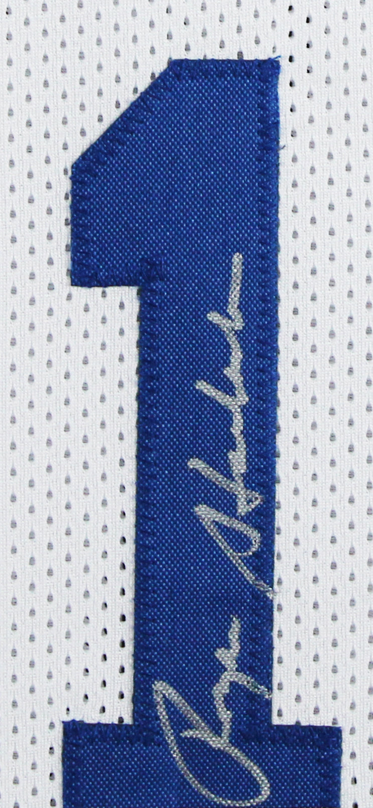 (3) Staubach, Dorsett & Pearson Signed White Pro Style Framed Jersey BAS Witness