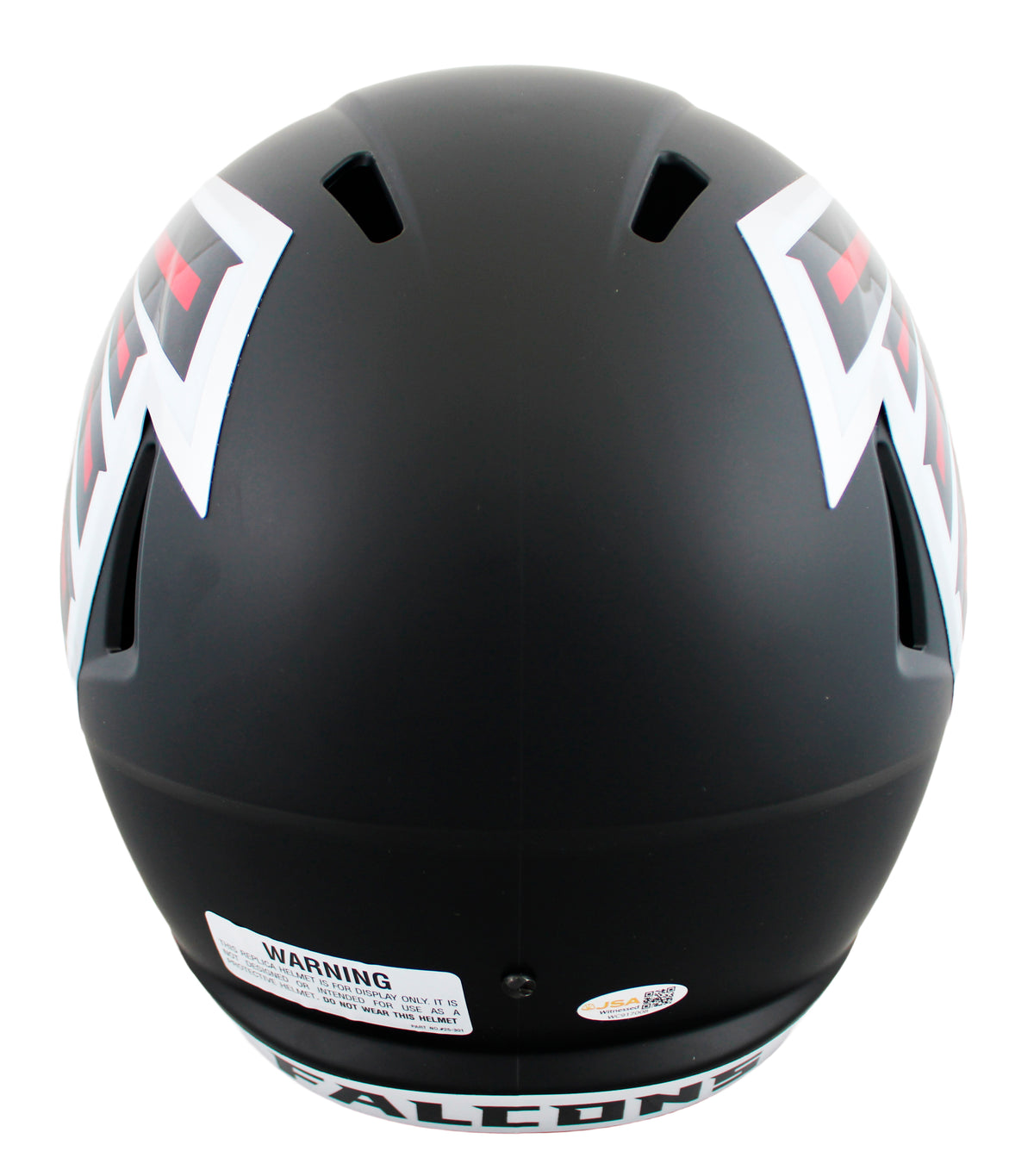 Falcons Roddy White Authentic Signed Full Size Speed Rep Helmet JSA Witnessed