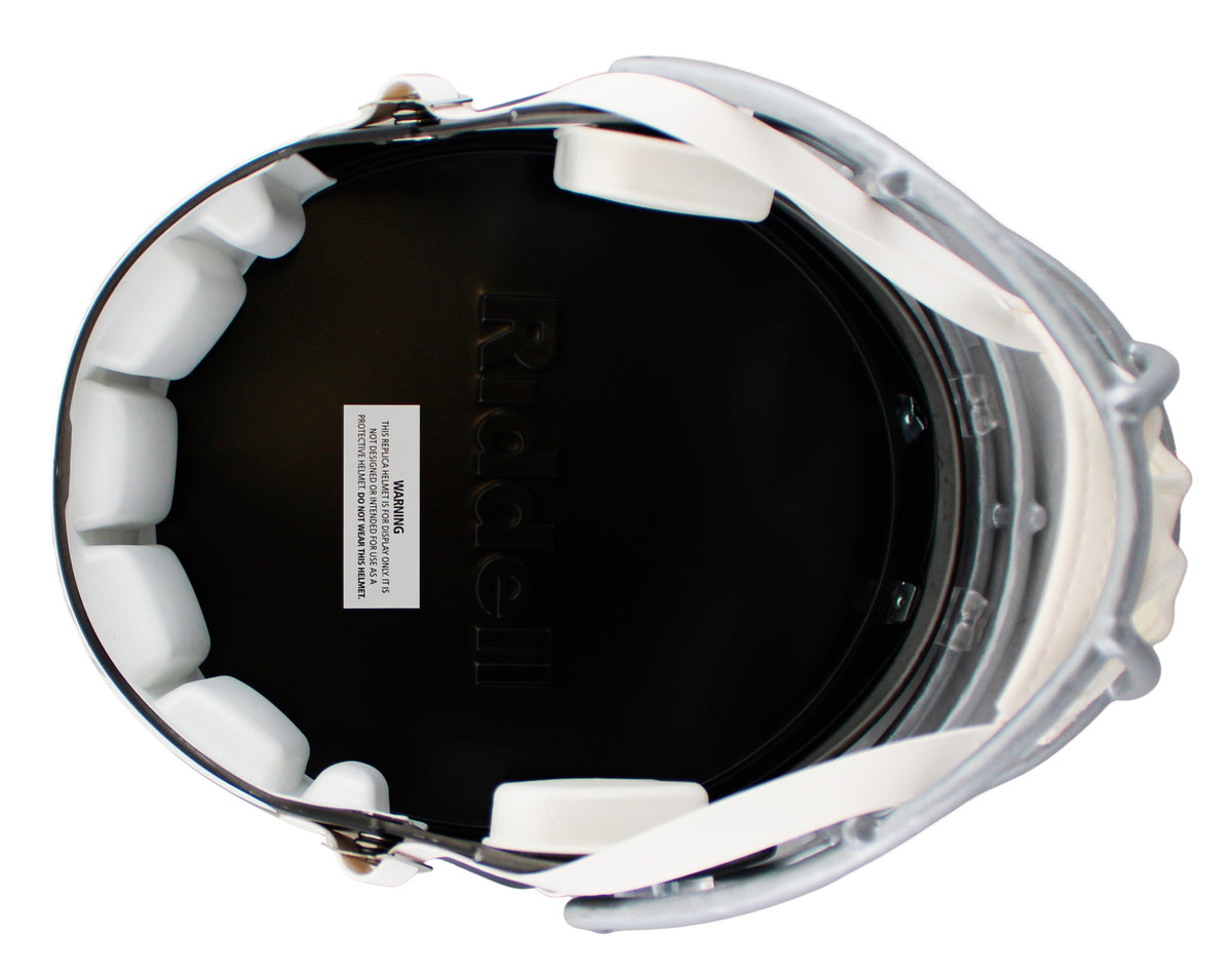 Falcons Roddy White Authentic Signed Full Size Speed Rep Helmet JSA Witnessed