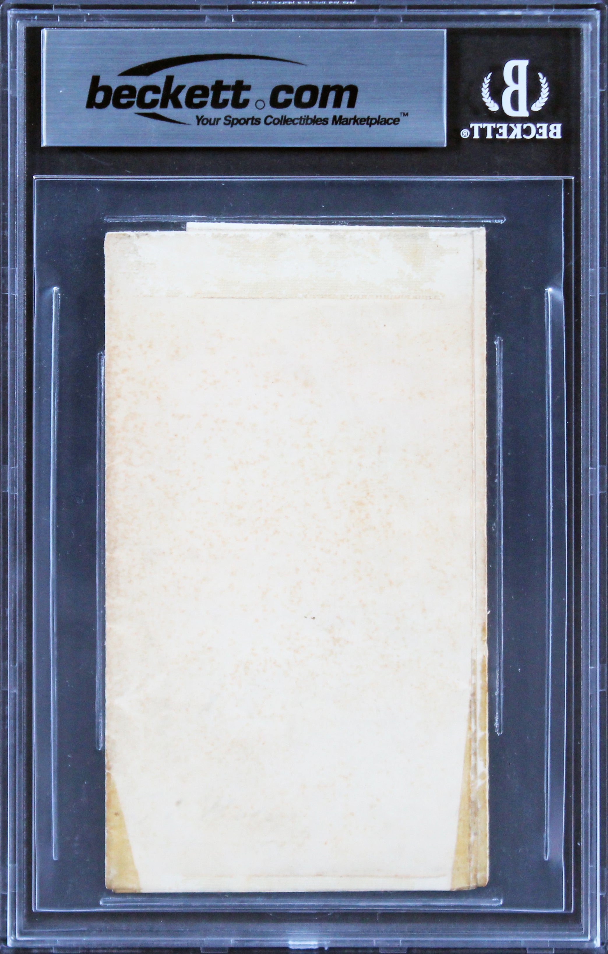 Abraham Lincoln "June 11, 1862" Authentic Signed 2.75x5 Cut Signature BAS Slab
