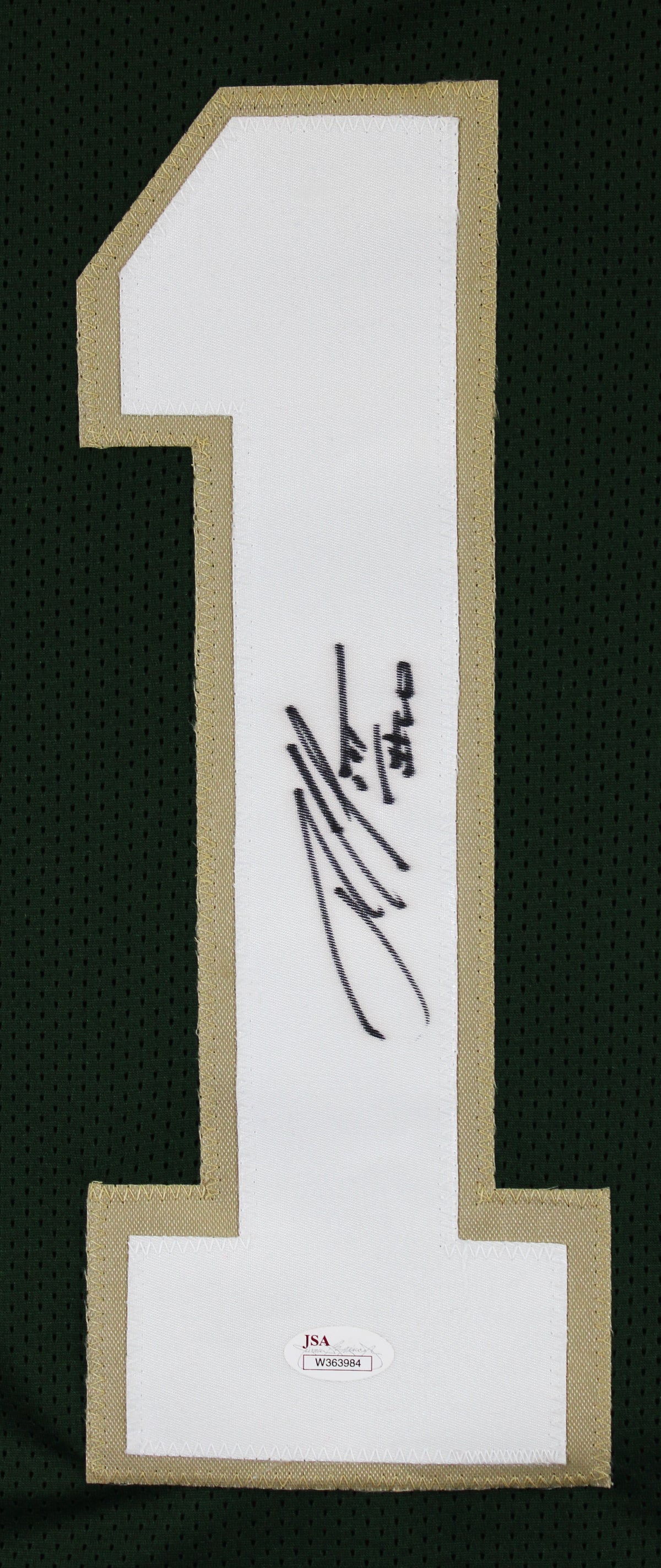 Baylor Robert Griffin III Authentic Signed Green Pro Style Jersey JSA Witness