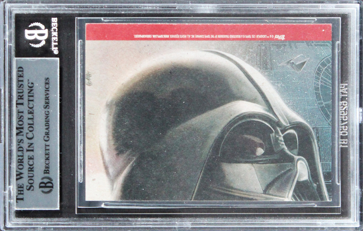 Diego Luna Signed 2016 Star Wars Rogue One Mission Briefing #104 Card BAS Slab 1
