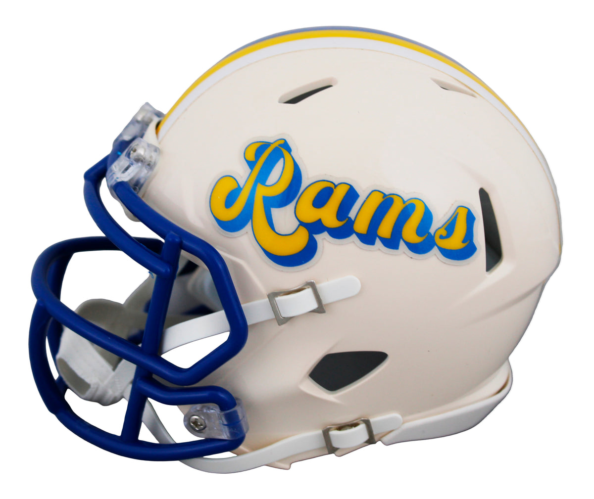 Rams Davante Adams Authentic Signed Retro Speed Mini Helmet W/ Case JSA Witness