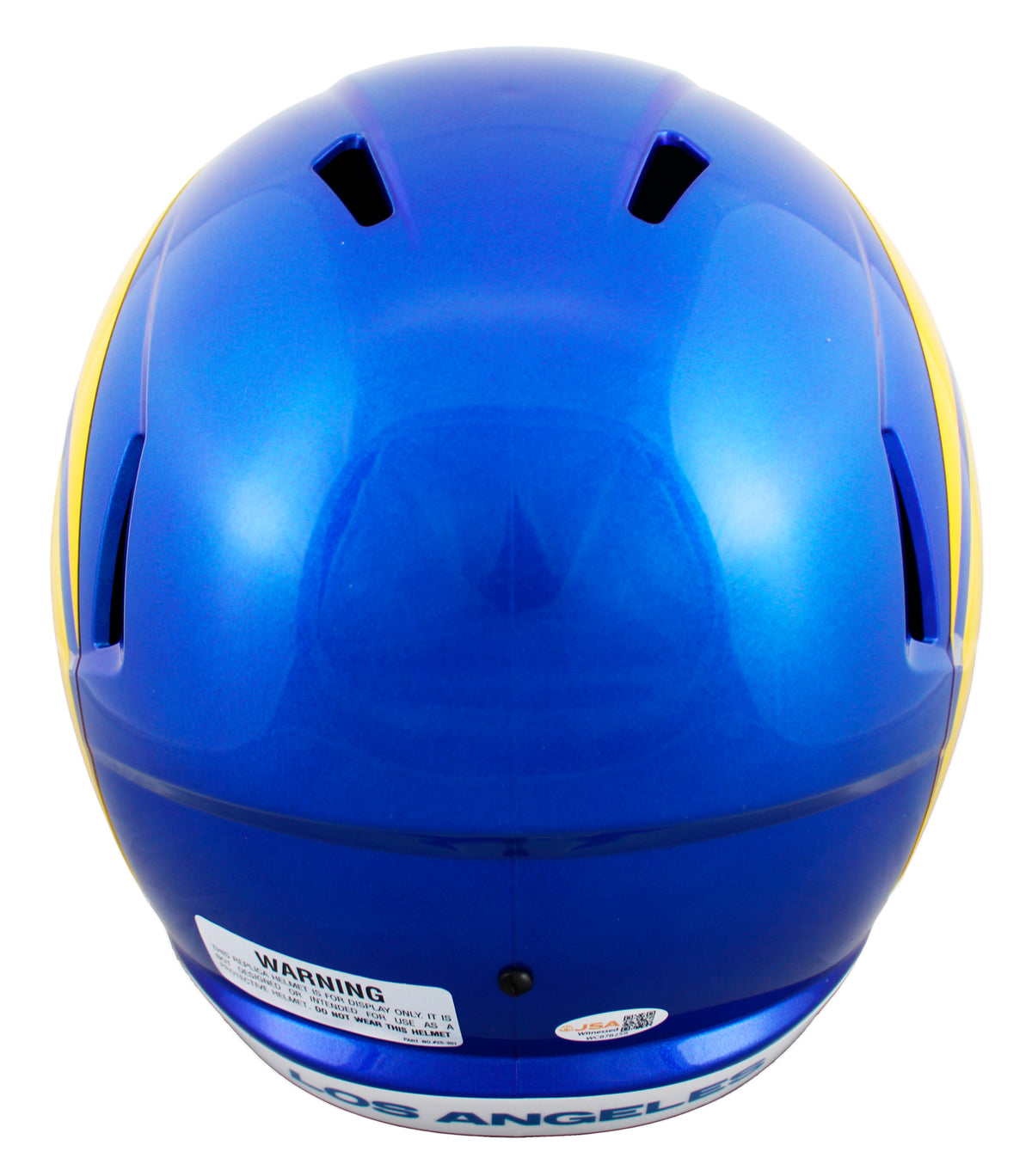 Rams Davante Adams Signed Full Size Speed Rep Helmet W/ Case JSA Witness