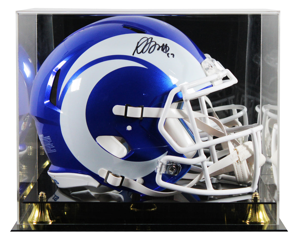 Rams Davante Adams Signed 2026 On-Field Alt F/S Speed Proline Helmet W/ Case JSA