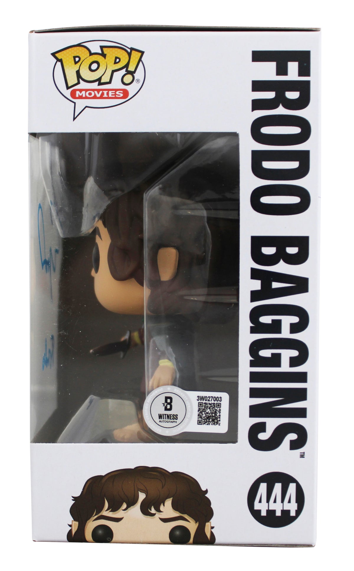 Elijah Wood LOTR "Frodo" Signed Frodo #444 Funko Pop Vinyl Figure BAS #3W027003