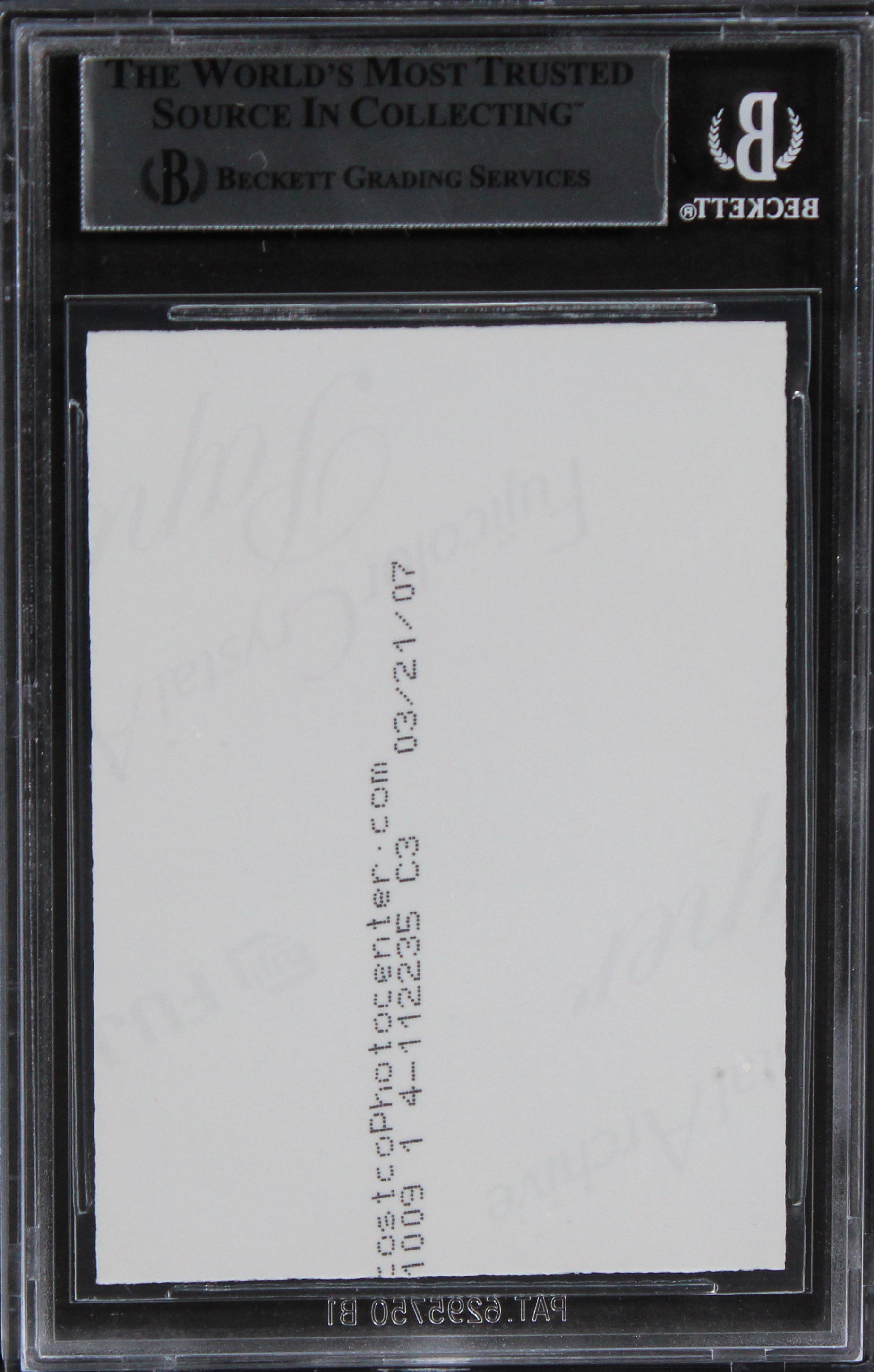 Jack McKenzie Star Wars Authentic Signed Custom Trading Card BAS Slabbed 2