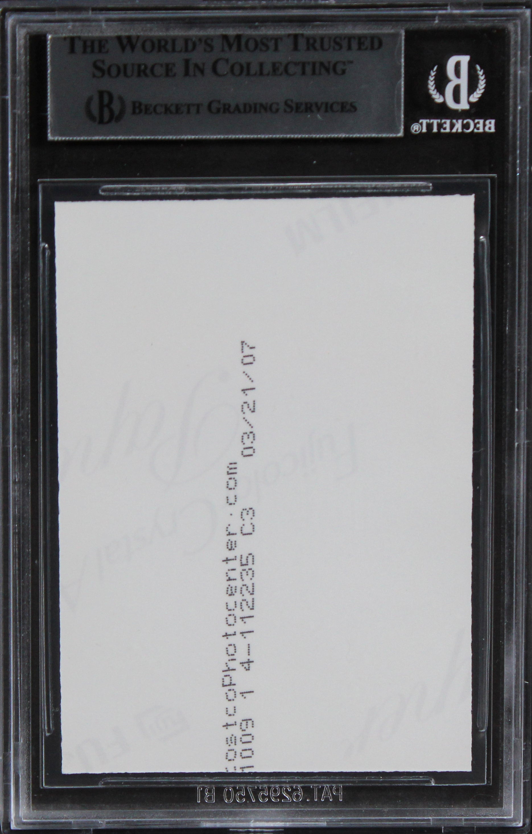 Jack McKenzie Star Wars Authentic Signed Custom Trading Card BAS Slabbed 4