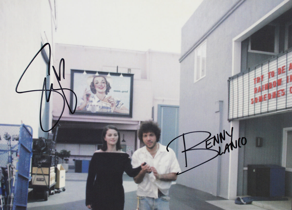 Selena Gomez & Benny Blanco Signed Album Flat w/ Album & Vinyl PSA/DNA #AQ74632