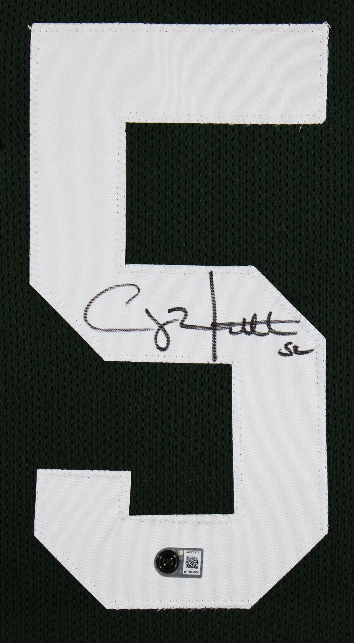 Clay Matthews III Authentic Signed Green Pro Style Framed Jersey BAS Witnessed