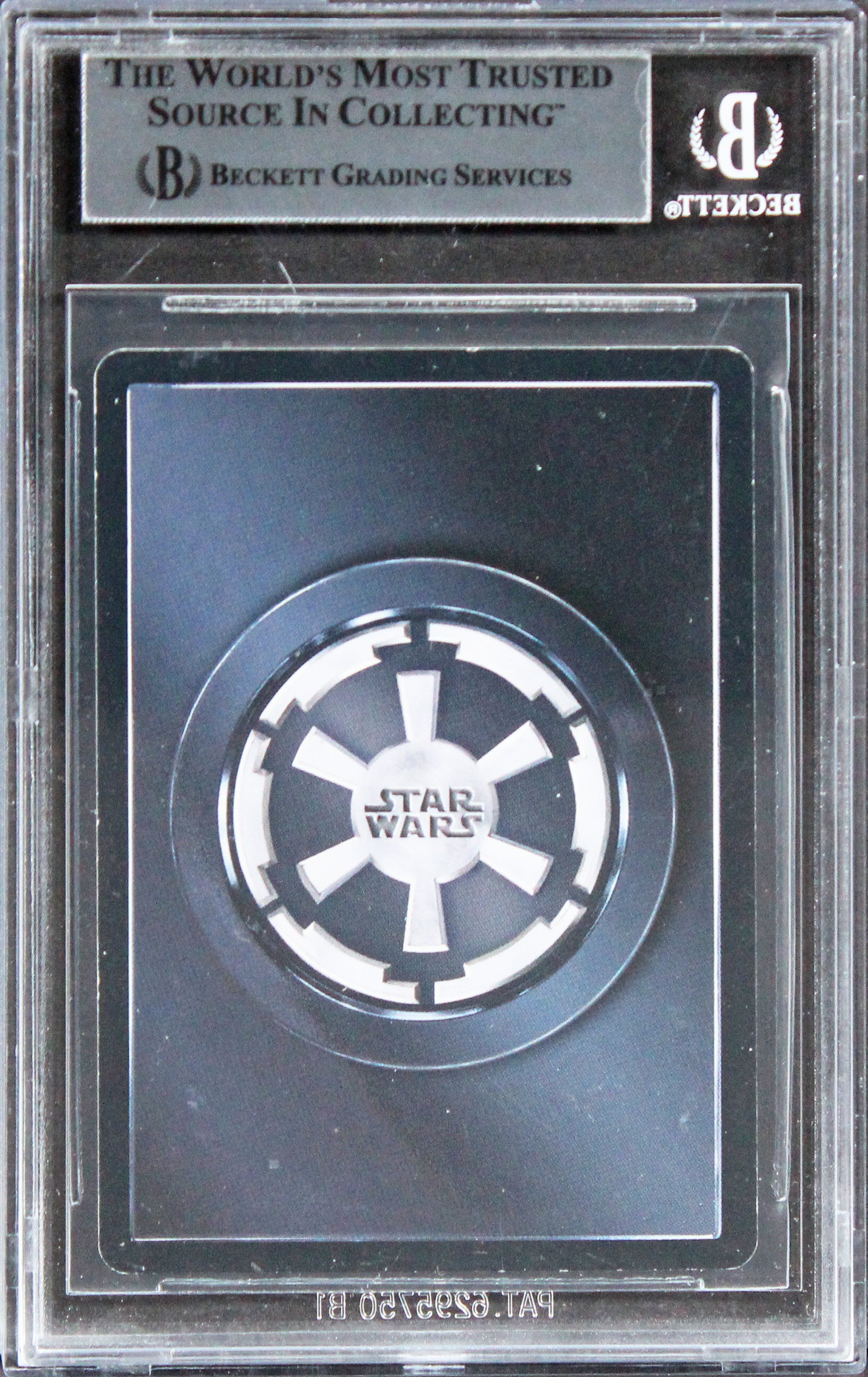 James Earl Jones Star Wars Signed 1996 Star Wars Premiere IDU Card BAS Slabbed