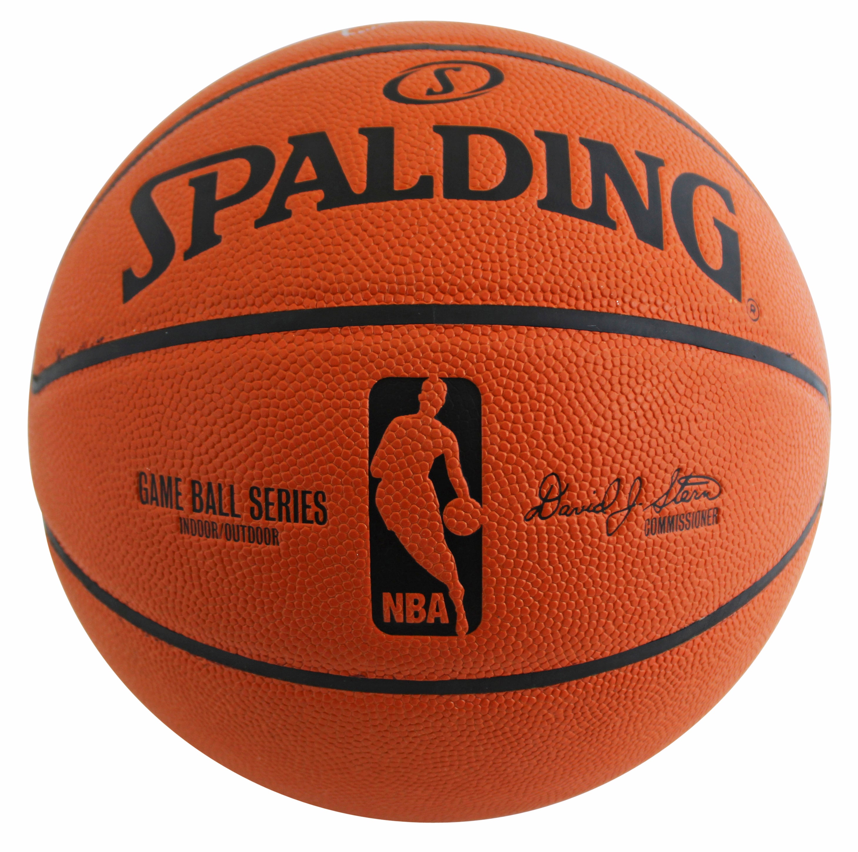 Kareem Abdul-Jabbar & Magic Johnson Signed Spalding Basketball BAS #3W027529