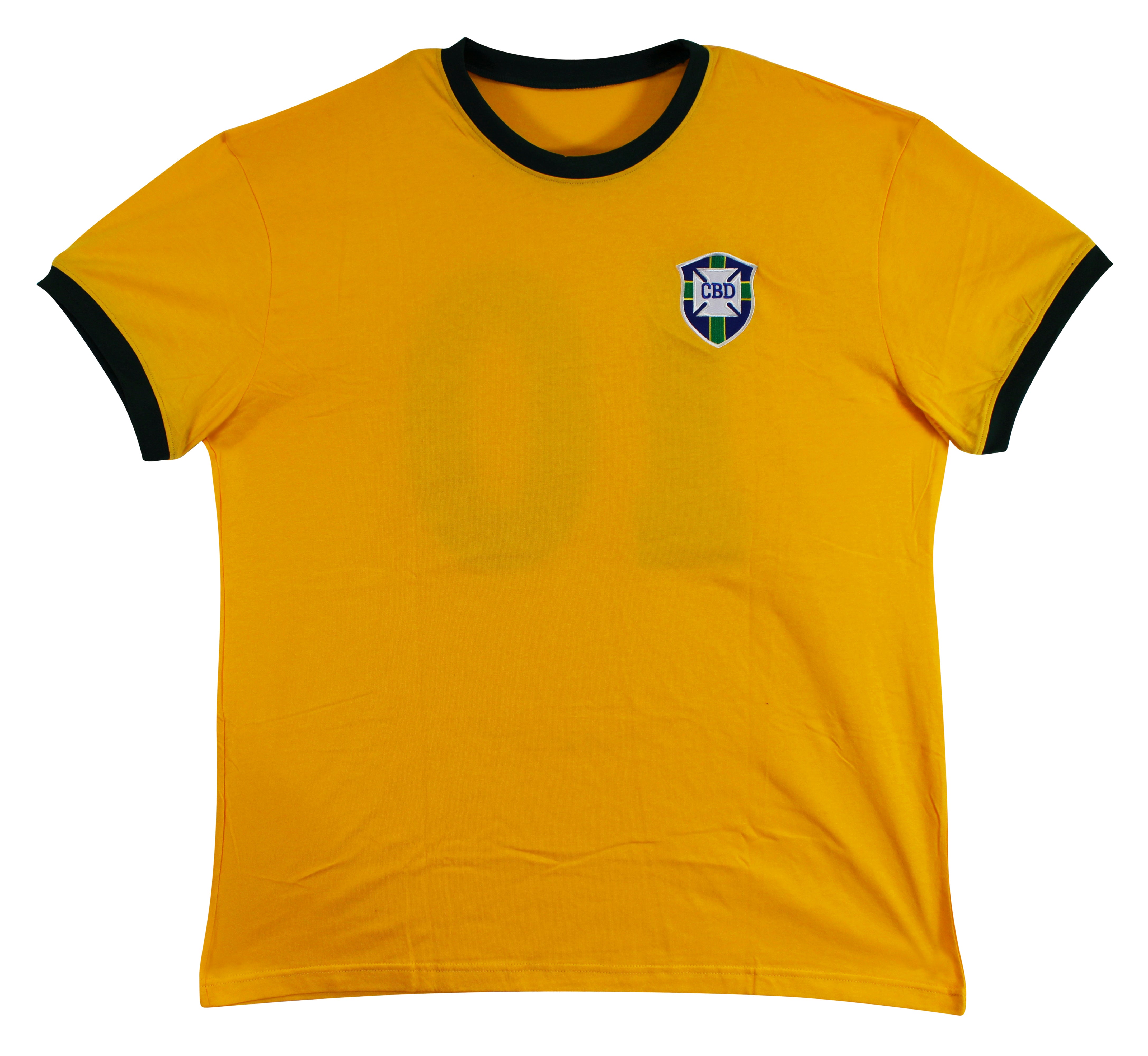 Pele Authentic Signed Brazil Yellow Jersey Autographed Fanatics #A788628