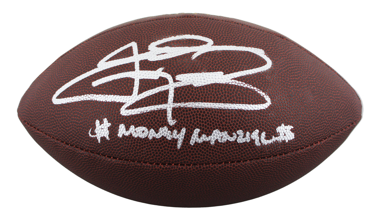 Texas A&M Johnny Manziel "$$ Manziel" Signed Wilson Super Grip Football JSA ITP