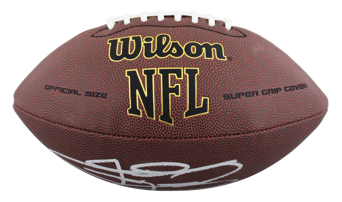 Texas A&M Johnny Manziel "$$ Manziel" Signed Wilson Super Grip Football JSA ITP