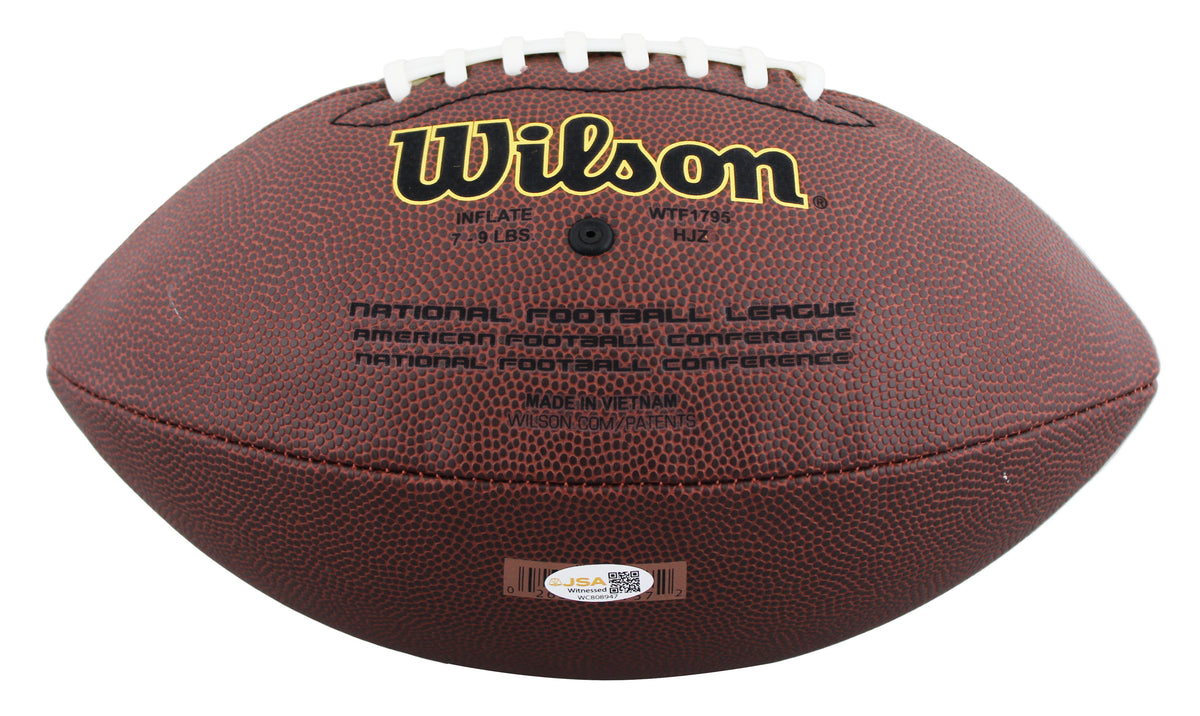 Texas A&M Johnny Manziel "$$ Manziel" Signed Wilson Super Grip Football JSA ITP