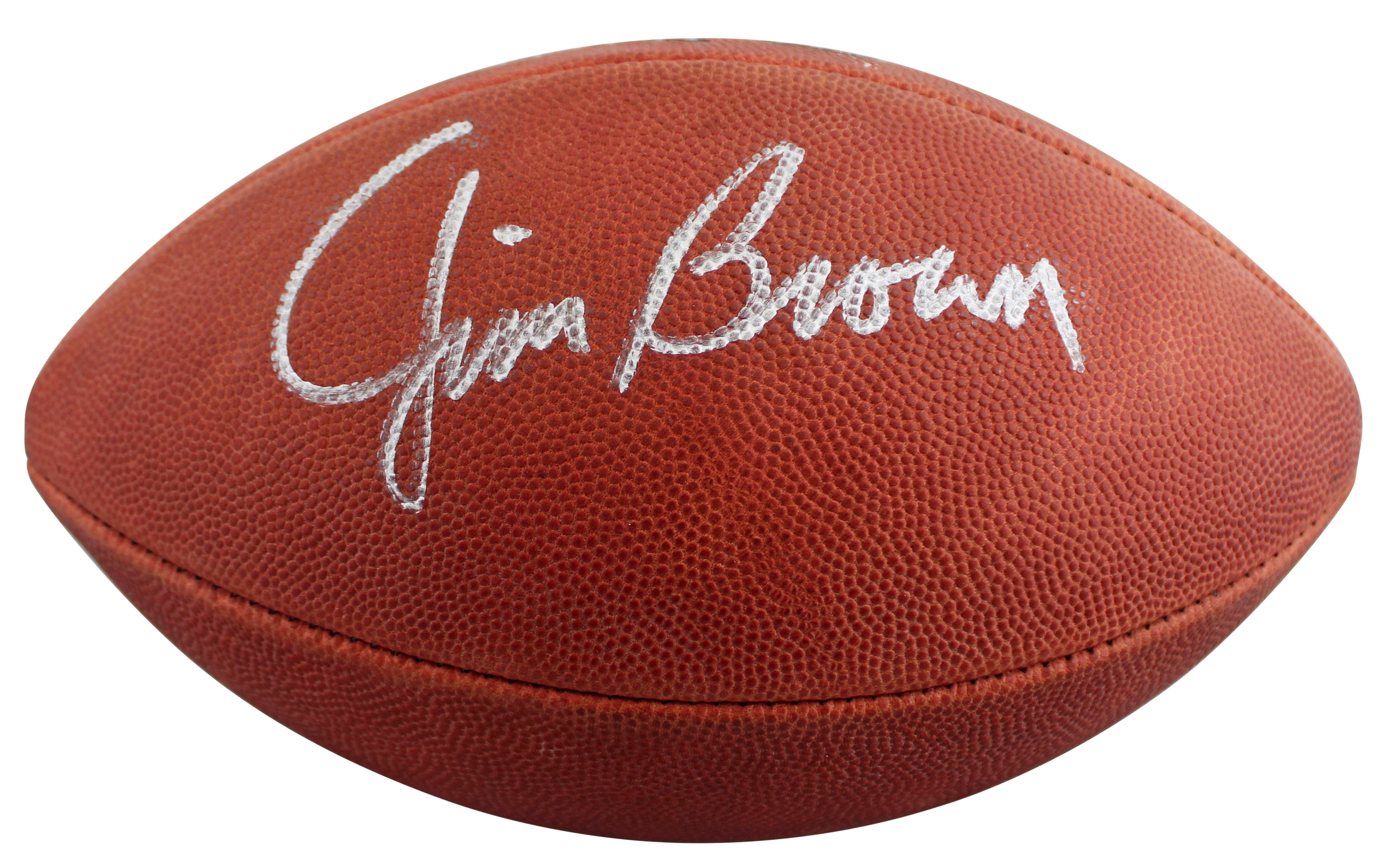 Browns Jim Brown Authentic Signed Official Wilson Nfl Football BAS #AE64184