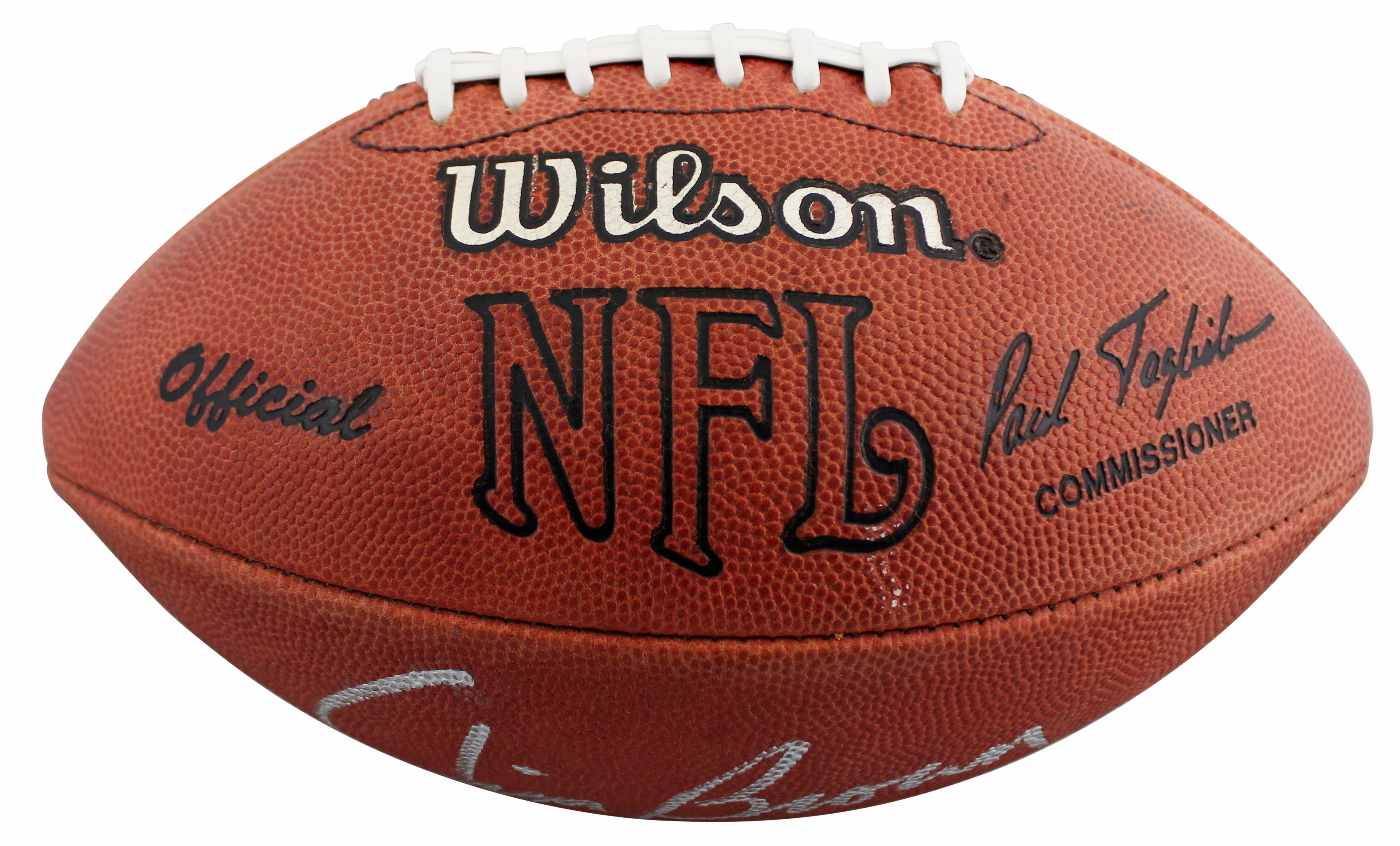 Browns Jim Brown Authentic Signed Official Wilson Nfl Football BAS #AE64184