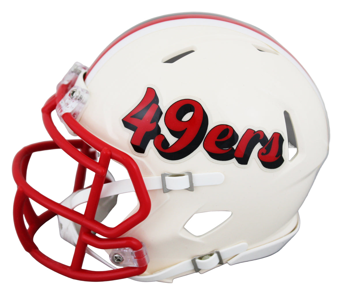 49ers Kyle Juszczyk Authentic Signed Retro Speed Mini Helmet BAS Witnessed