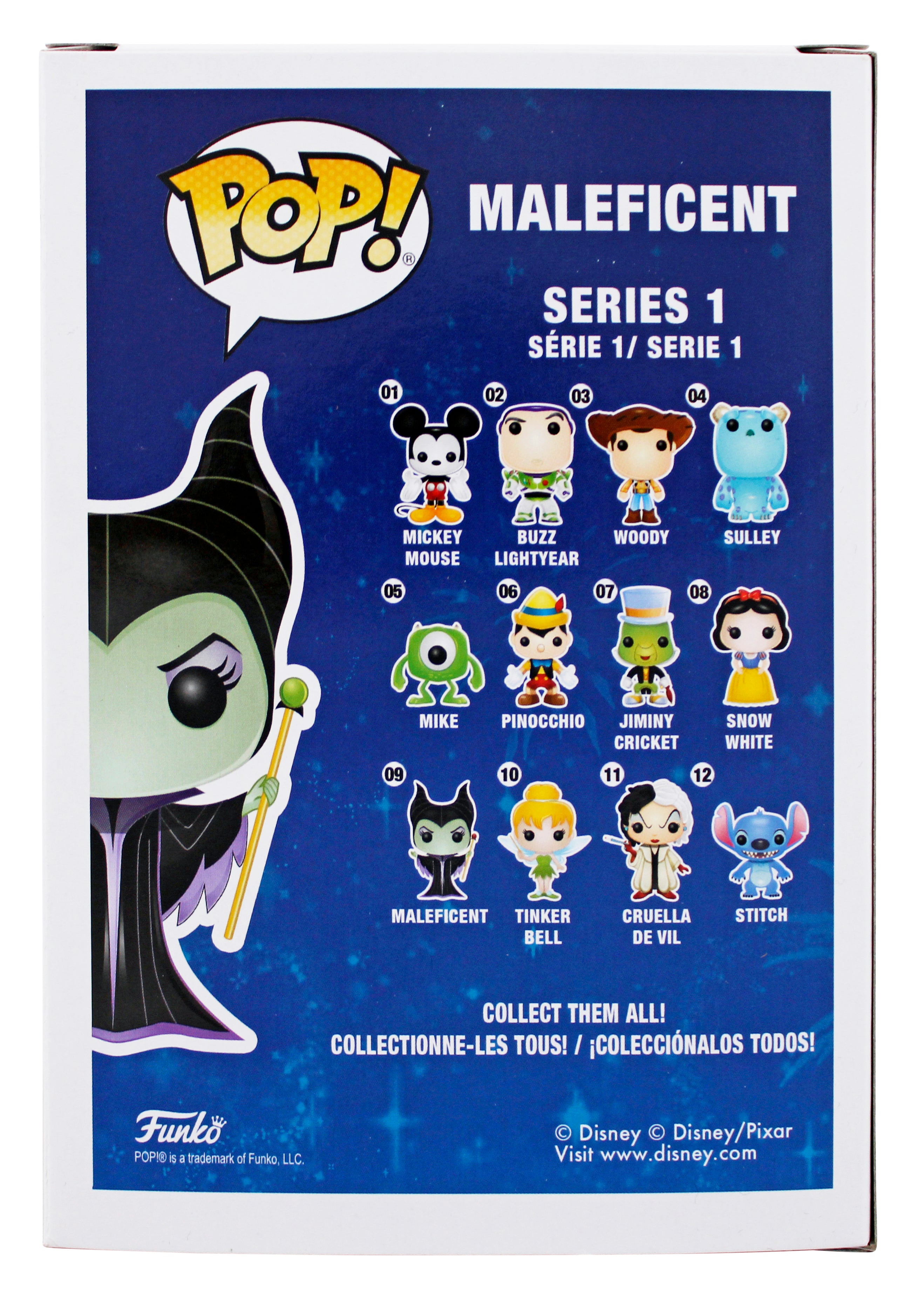 Angelina Jolie Maleficent Authentic Signed #09 Funko Pop Vinyl Figure BAS