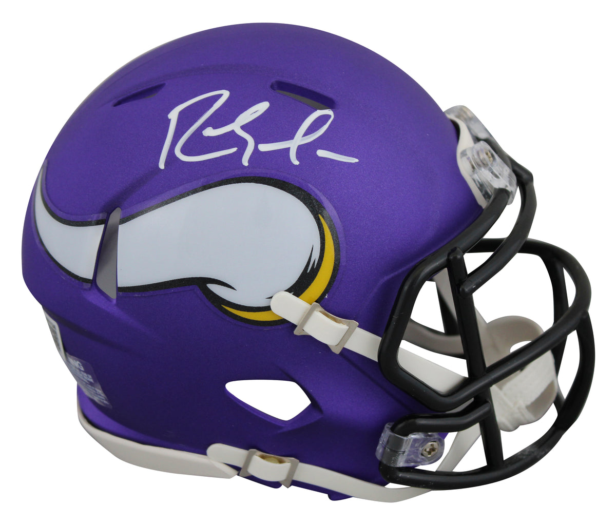 Vikings Randy Moss Authentic Signed Speed Mini Helmet W/ Case BAS Witnessed