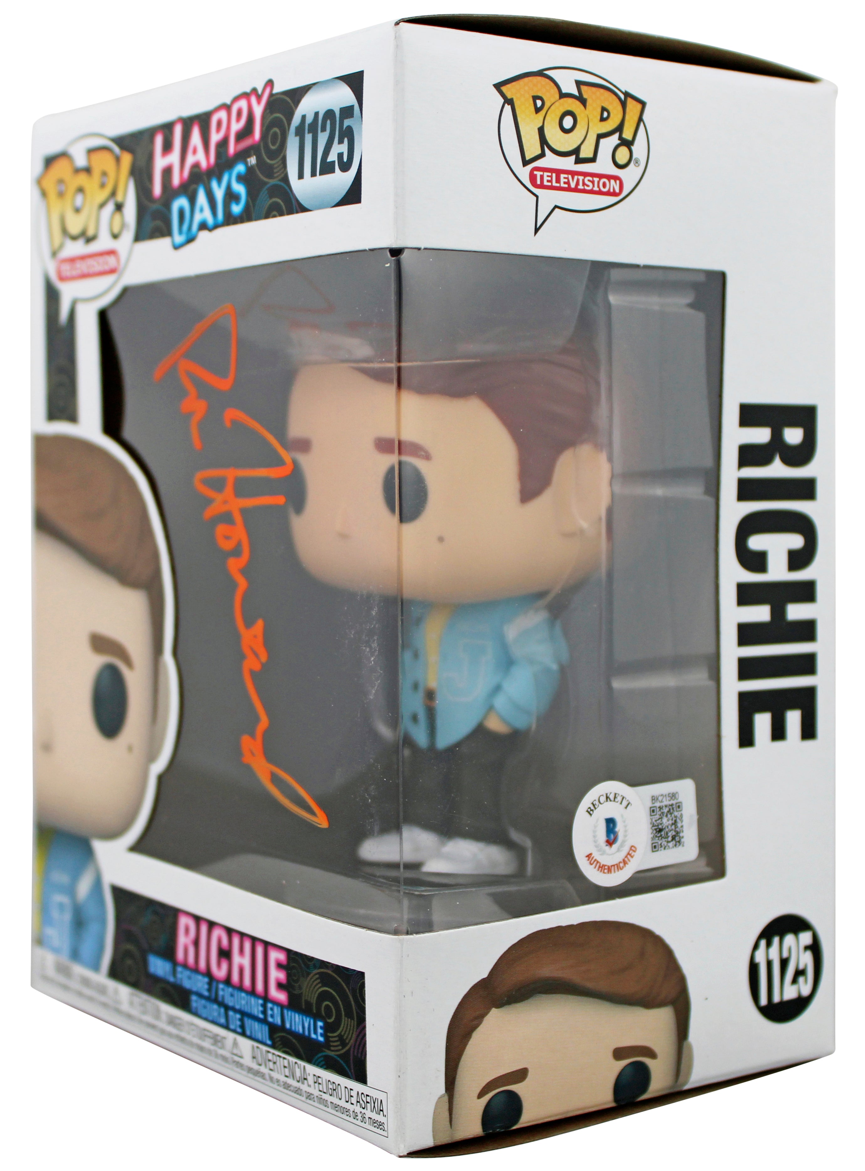 Ron Howard Happy Days Authentic Signed Richie #1125 Funko Pop Vinyl Figure BAS