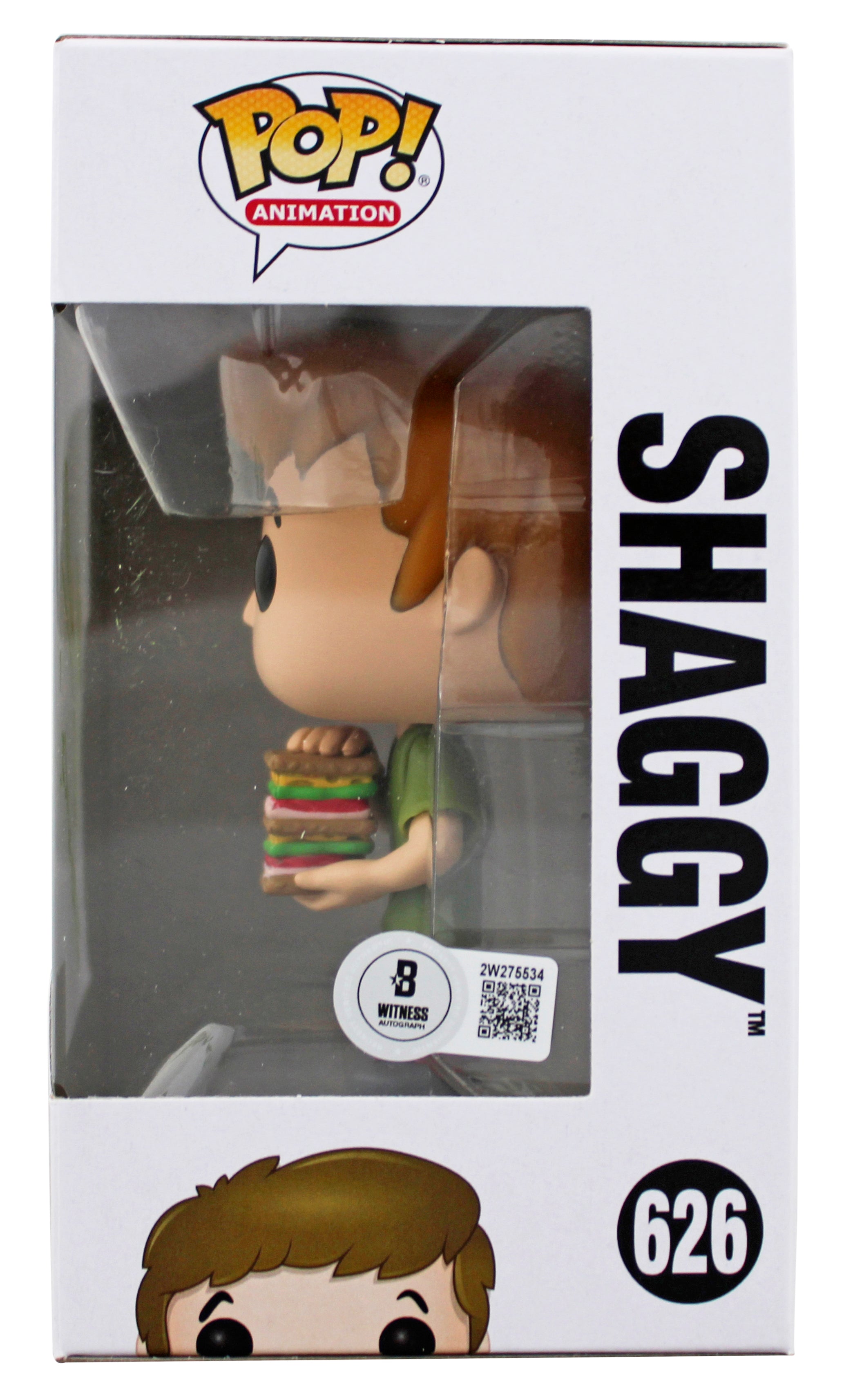 Matthew Lillard Scooby-Doo "Zoinks!" Signed #626 Funko Pop Vinyl Figure BAS Wit