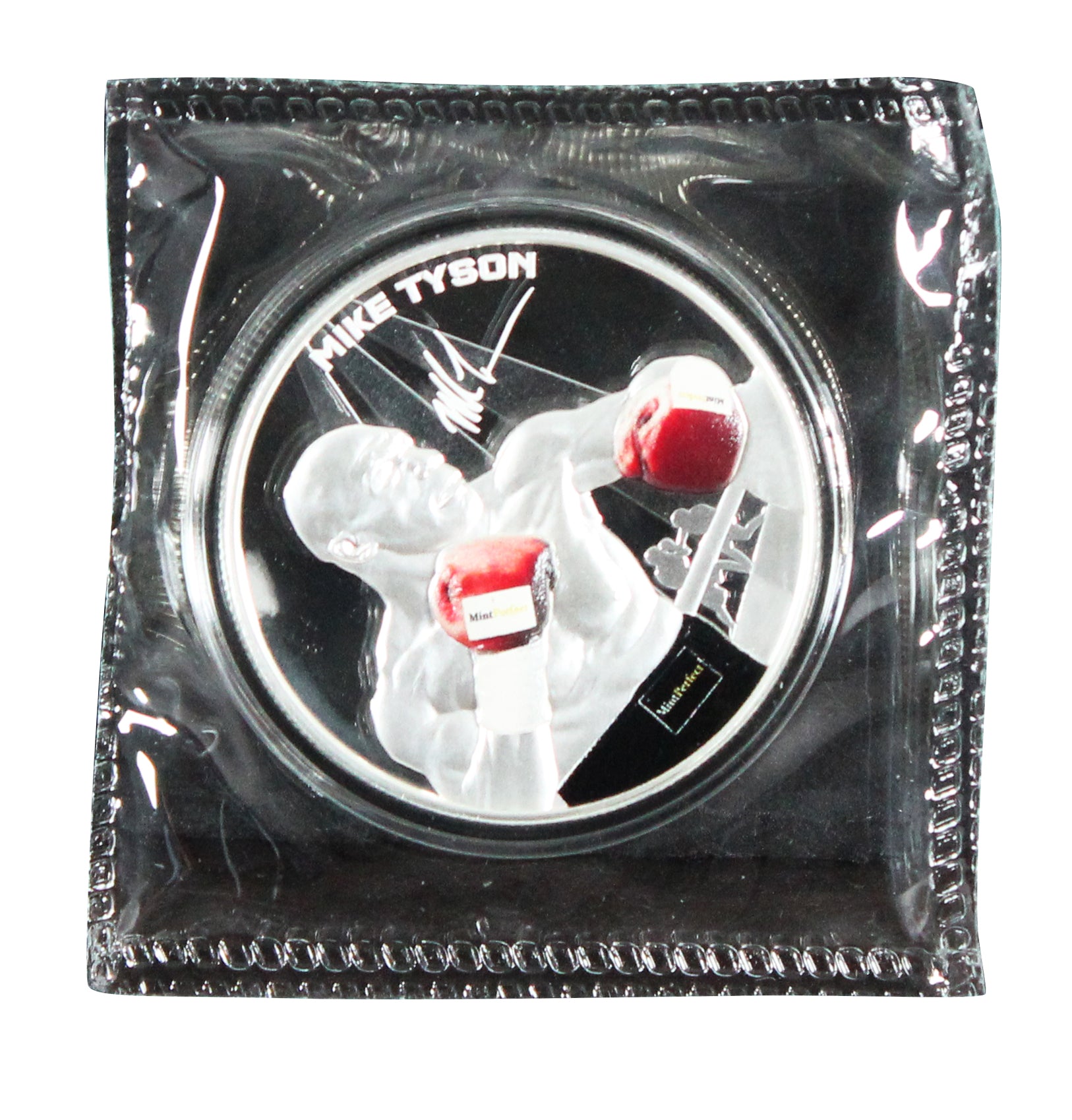 2024 Mike Tyson 1 Ounce Colorized Samoa Silver Coin Un-signed