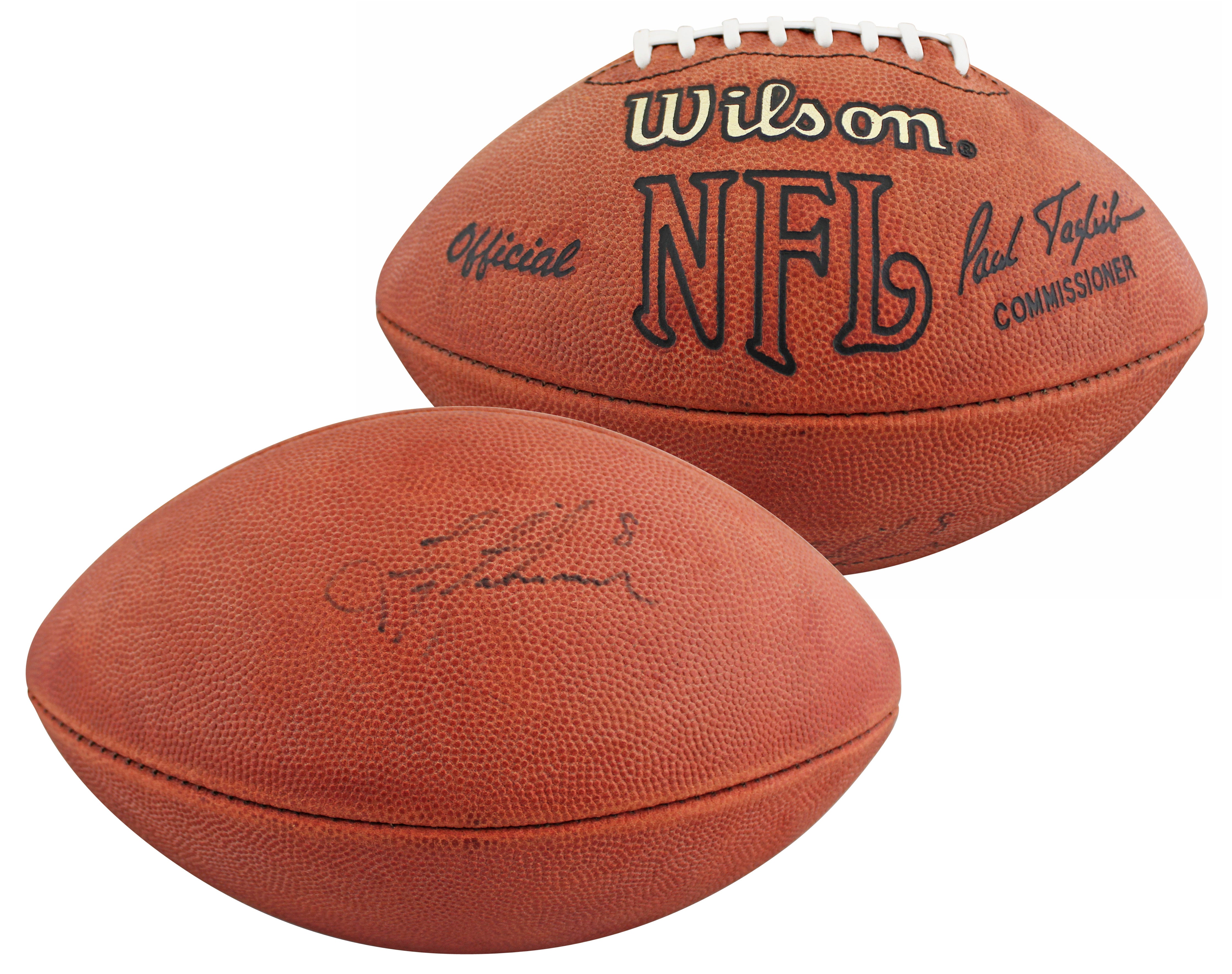 Cowboys Troy Aikman Authentic Signed Wilson Official Nfl Football BAS #BV01126
