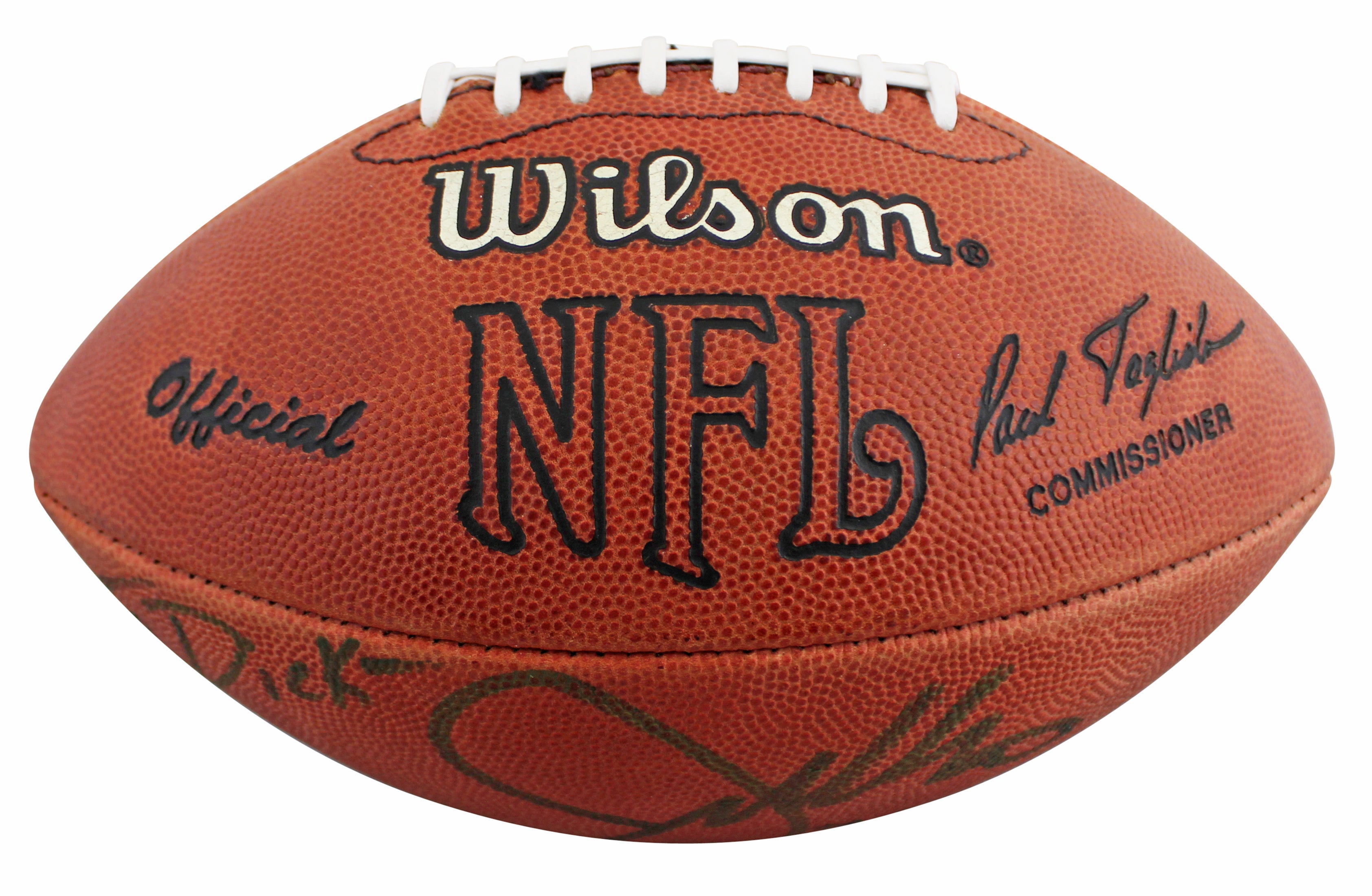 Commanders Joe Gibbs "1995" Signed Wilson Official Nfl Football BAS #BV01125