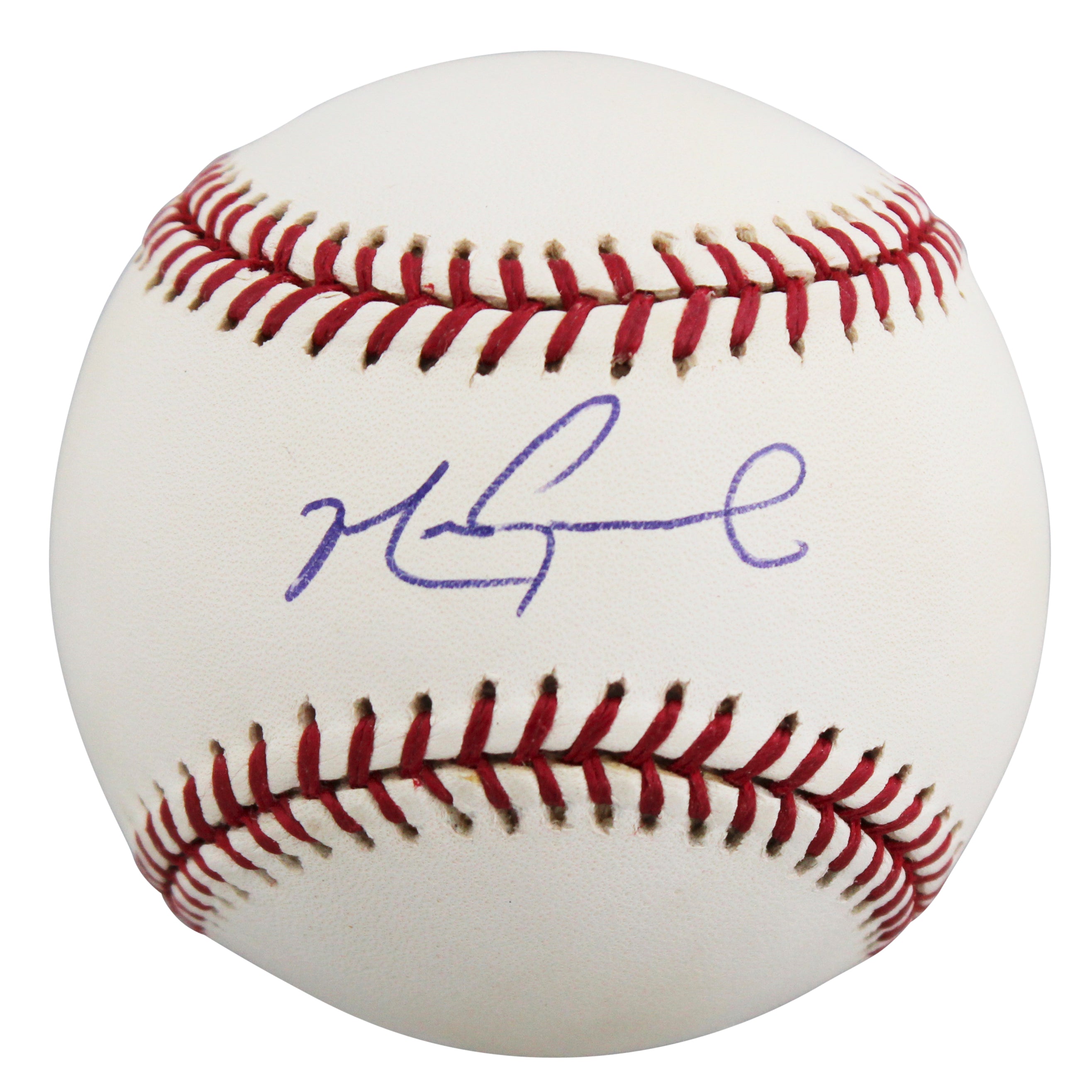 D-Backs Mark Grace Authentic Signed 2001 World Series Logo OML Baseball BAS