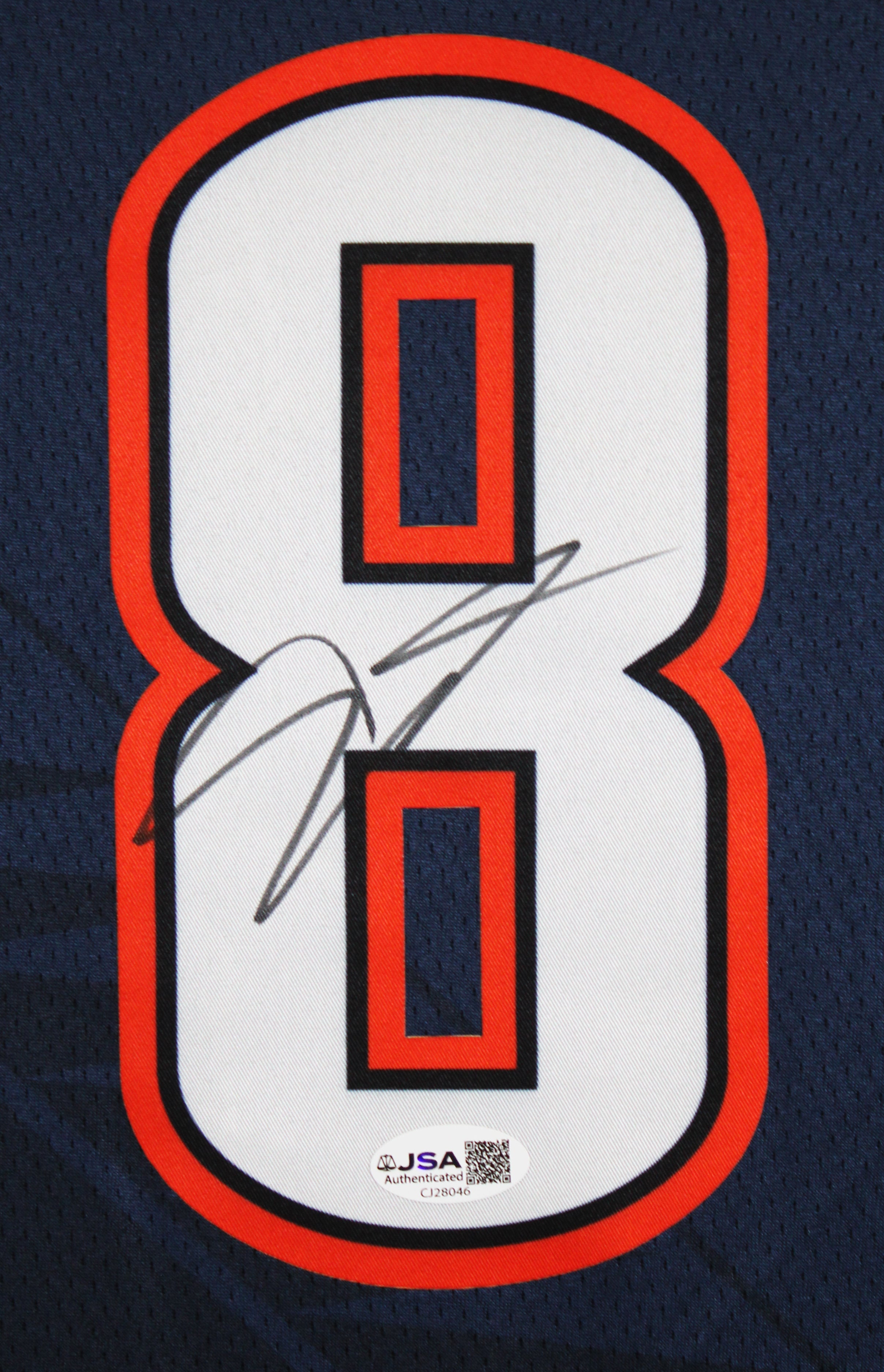 Thunder Jalen Williams Signed 2025 Navy Nike City Edition Swingman Jersey JSA